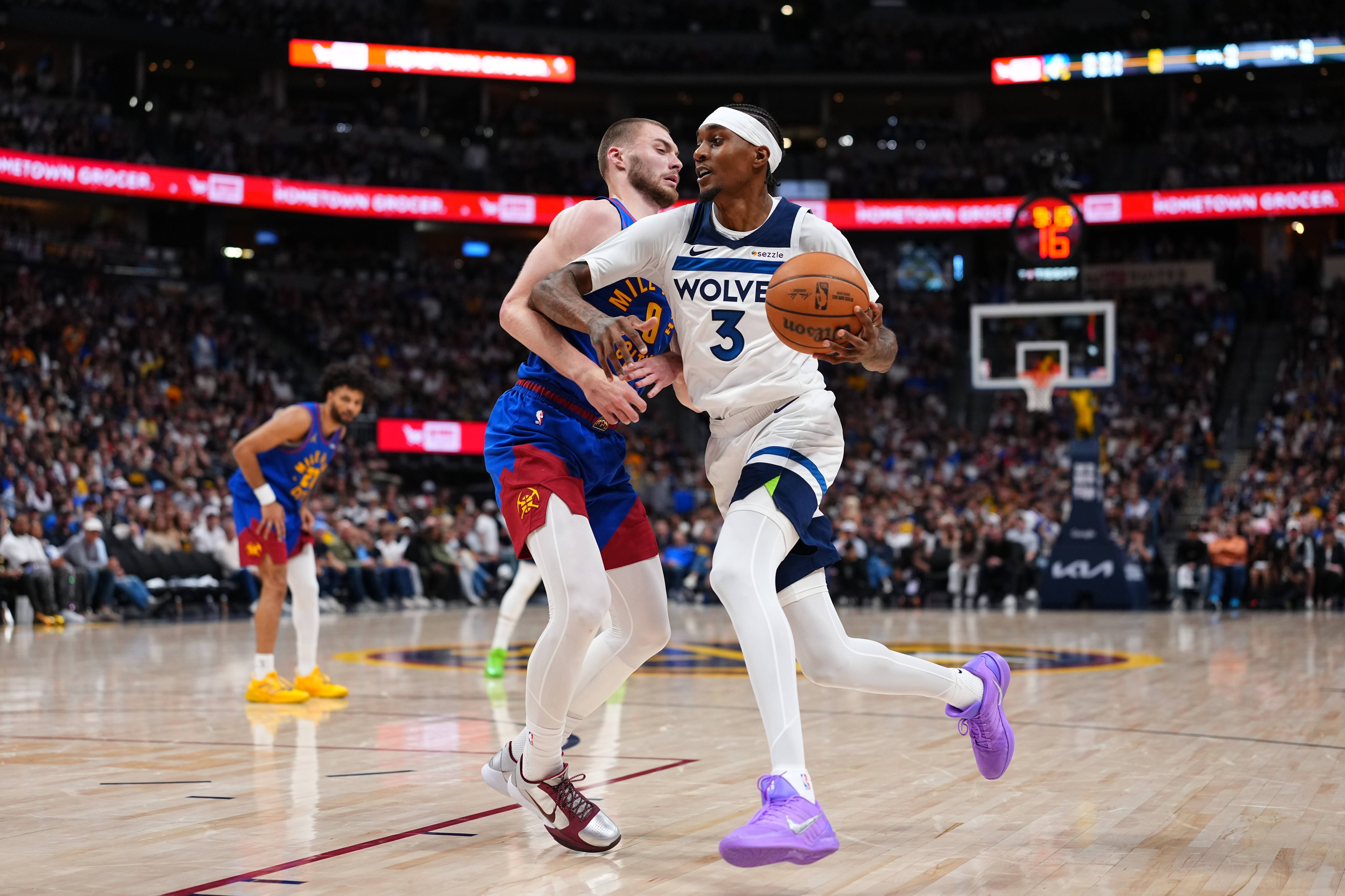 Jaden McDaniels backs up his talk, leads Timberwolves past Nuggets in Game 3