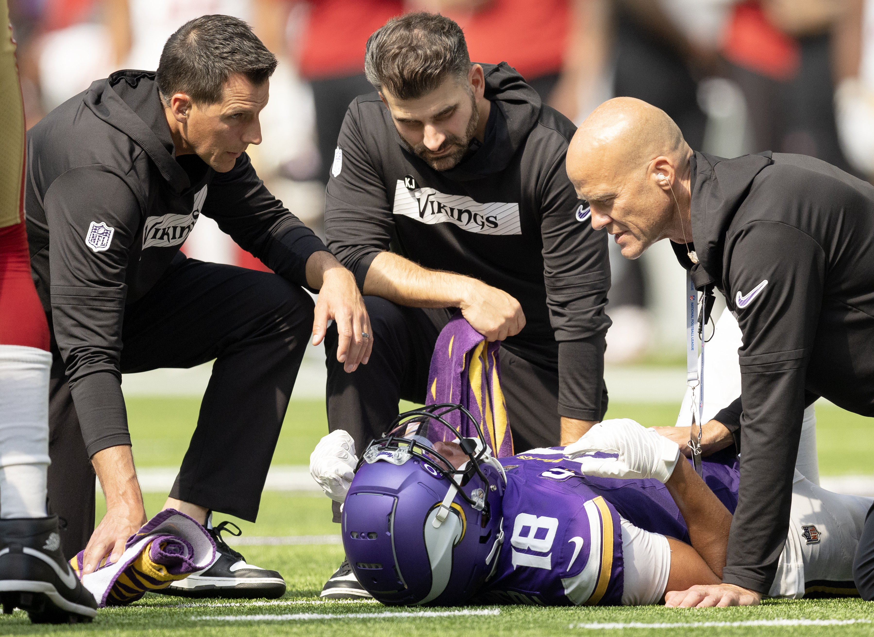 Justin Jefferson’s injury outlook is promising for Vikings; Jordan Addison’s is less so