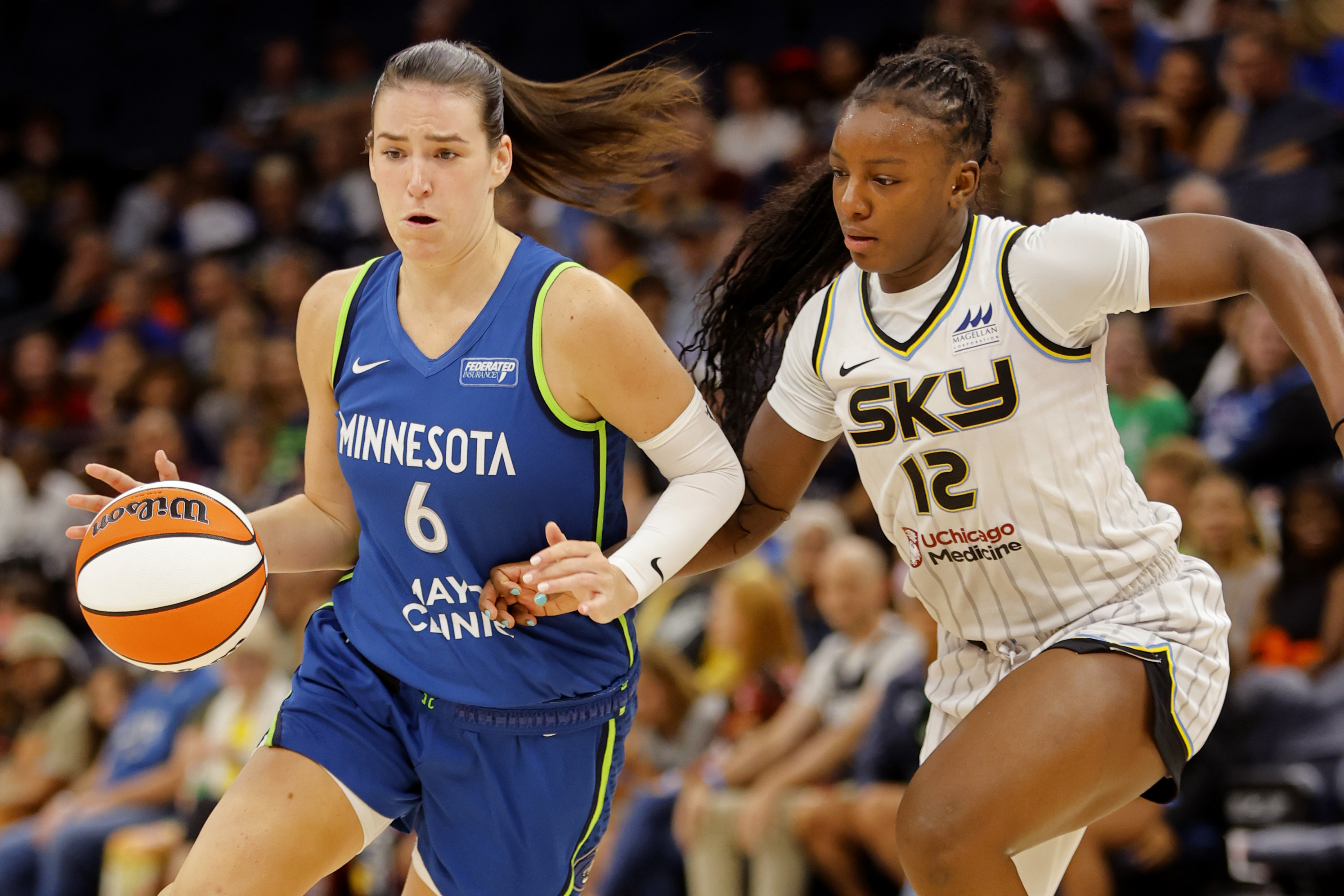 Lynx rolls over Sky with familiar formula 83:66 and defends second place in the WNBA