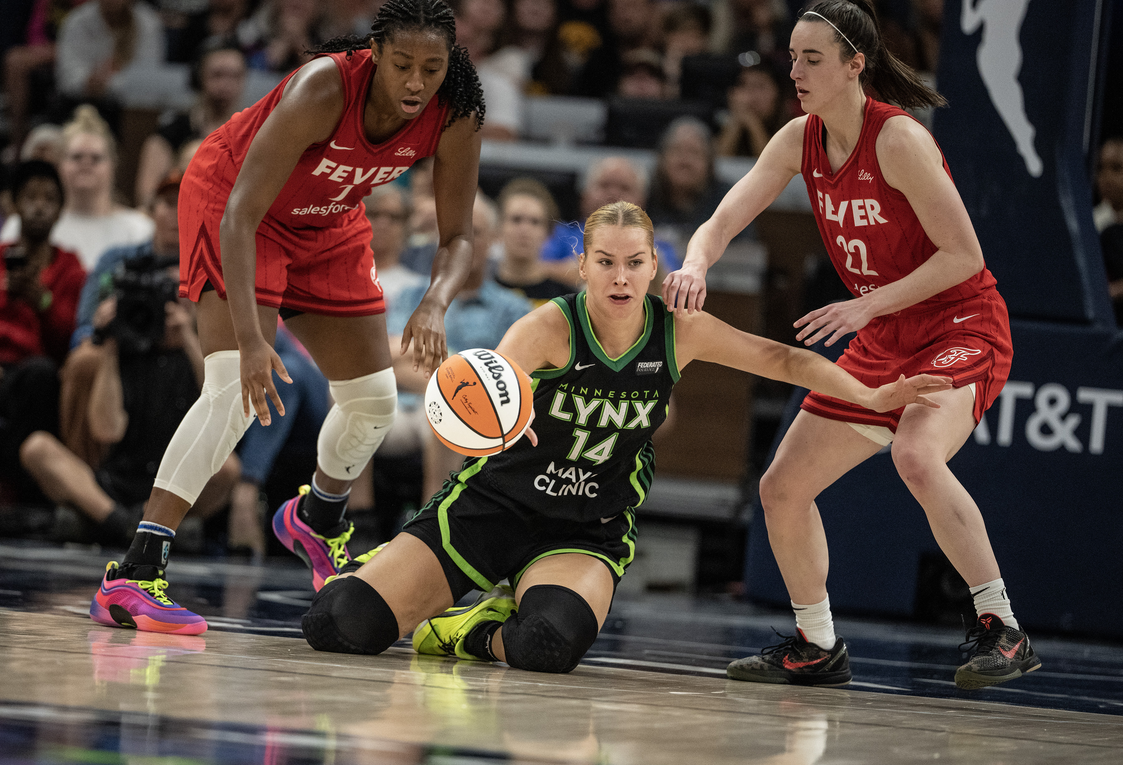 Minnesota Lynx lose to Indiana Fever in front of Target Center packed to  see Caitlin Clark
