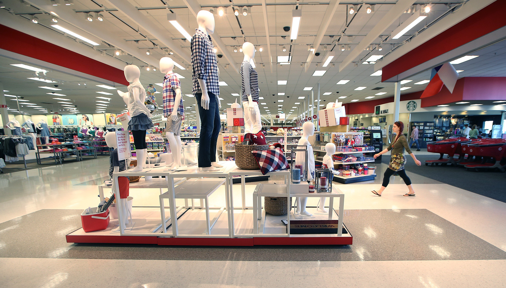 Target tests new displays service reminiscent of a department store