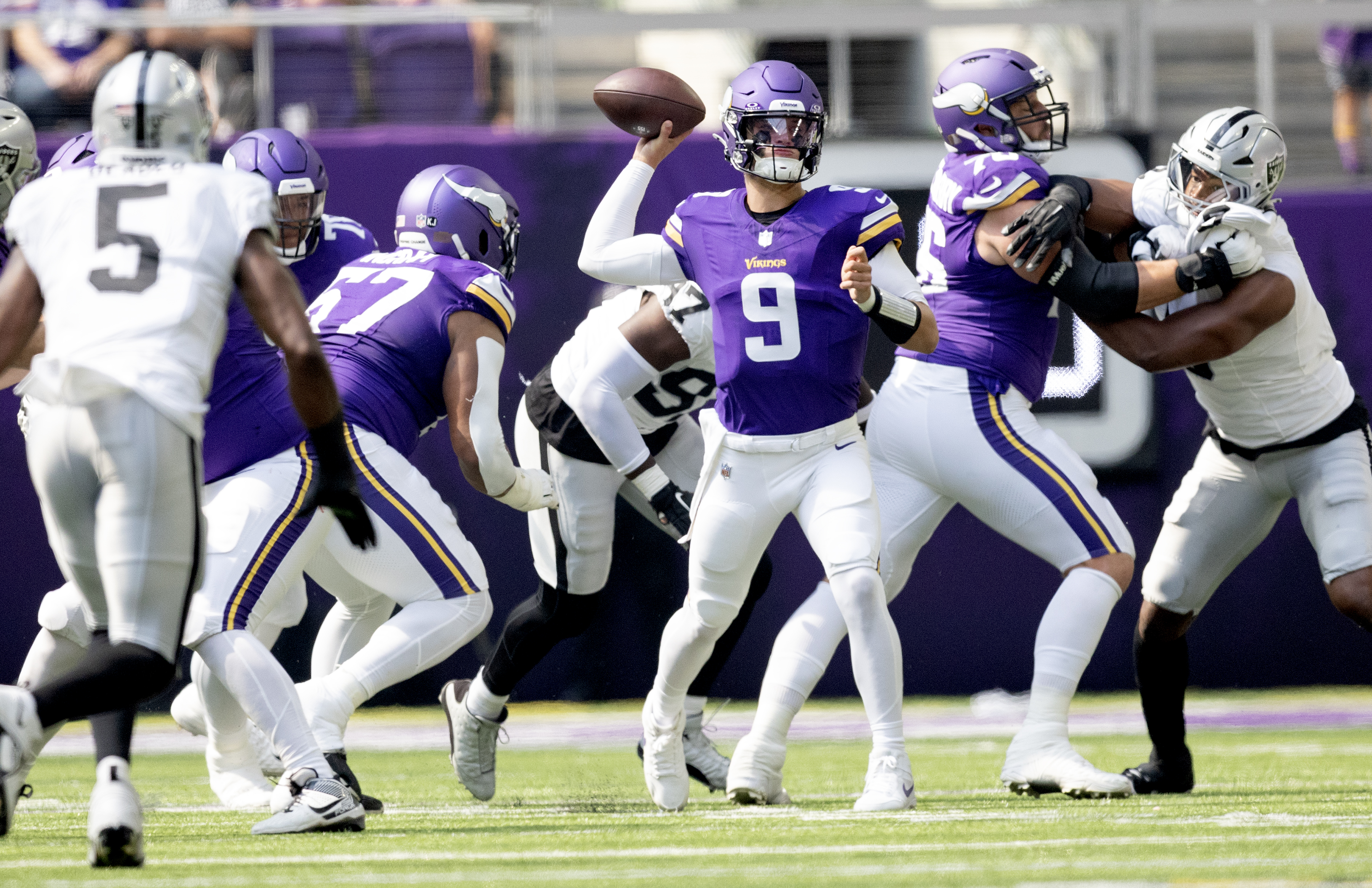 Vikings' QB plan — build a bridge to J.J. McCarthy — is playing out perfectly
