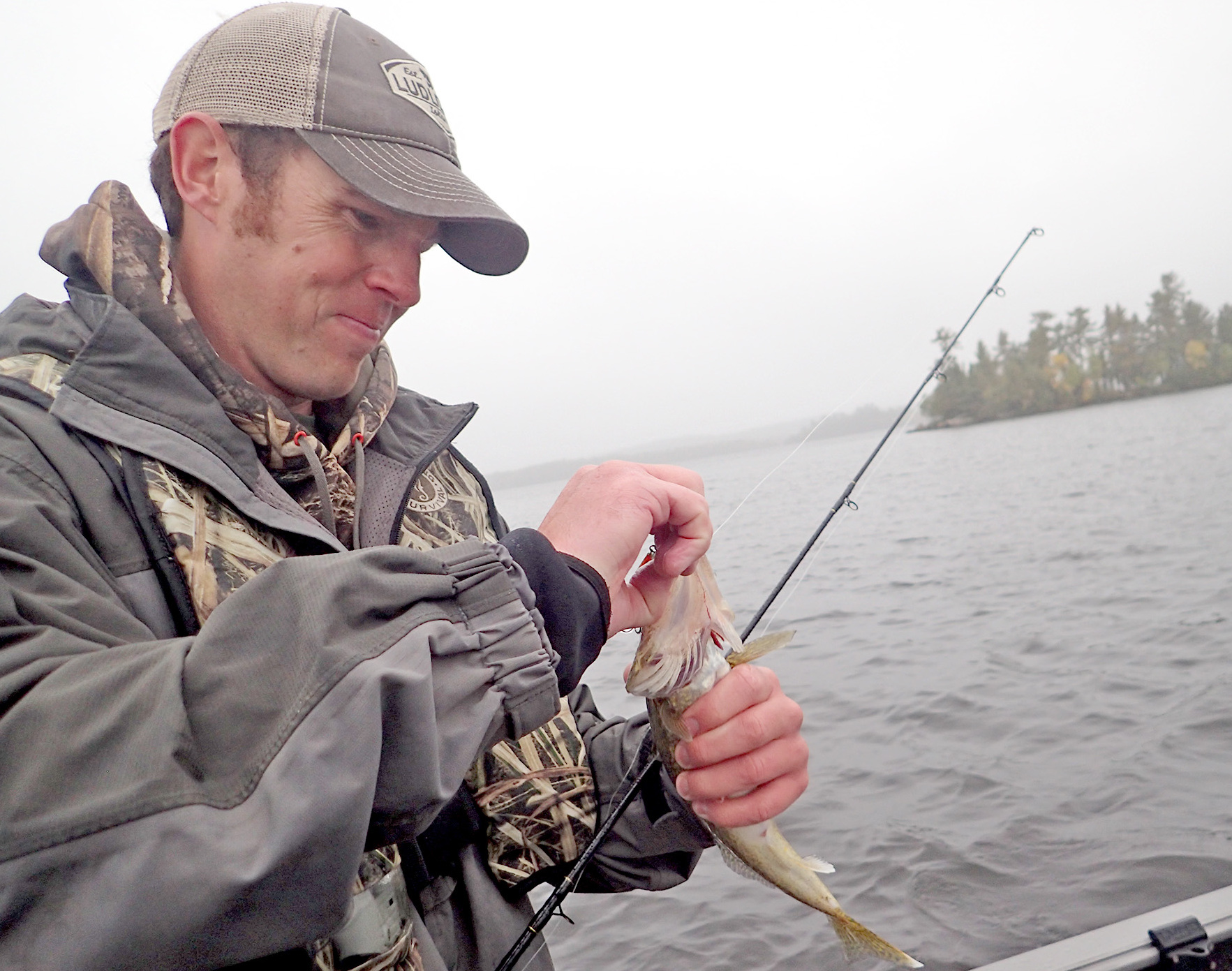 For luring walleyes, try lead core fishing lines