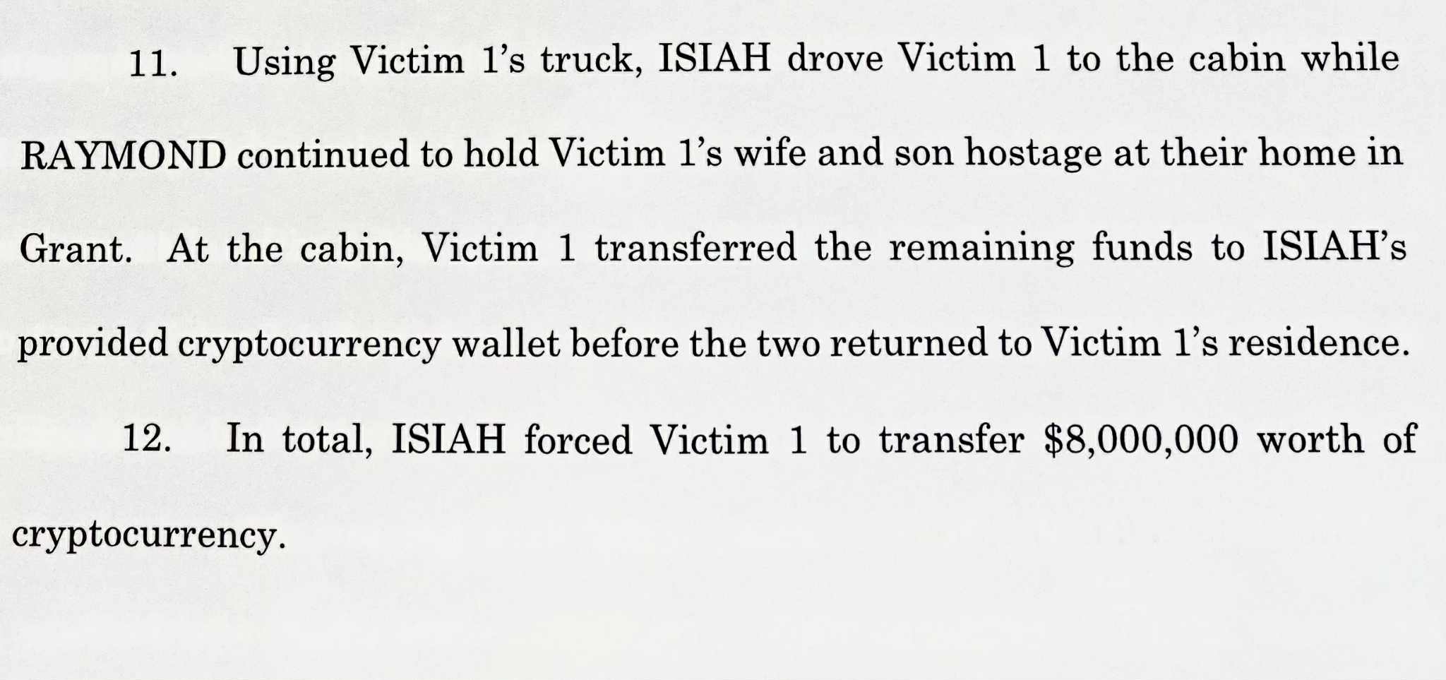 Charges: Armed Texas bandits hold MN family captive, steal $8M in crypto