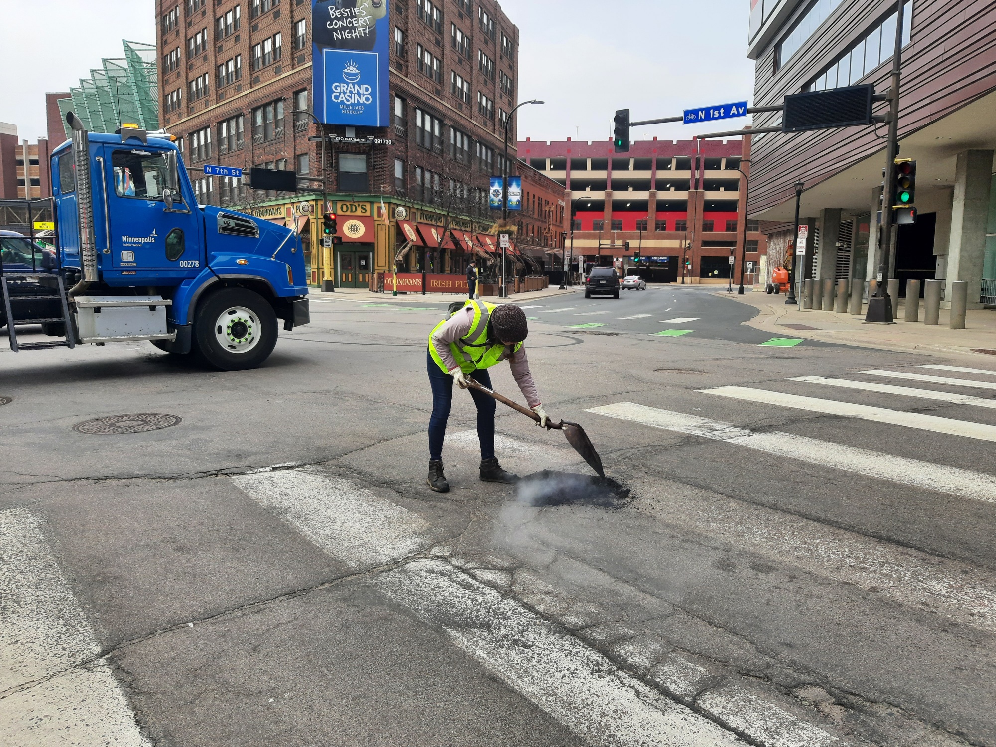 As crews scramble to keep up with pothole season, here's who to call