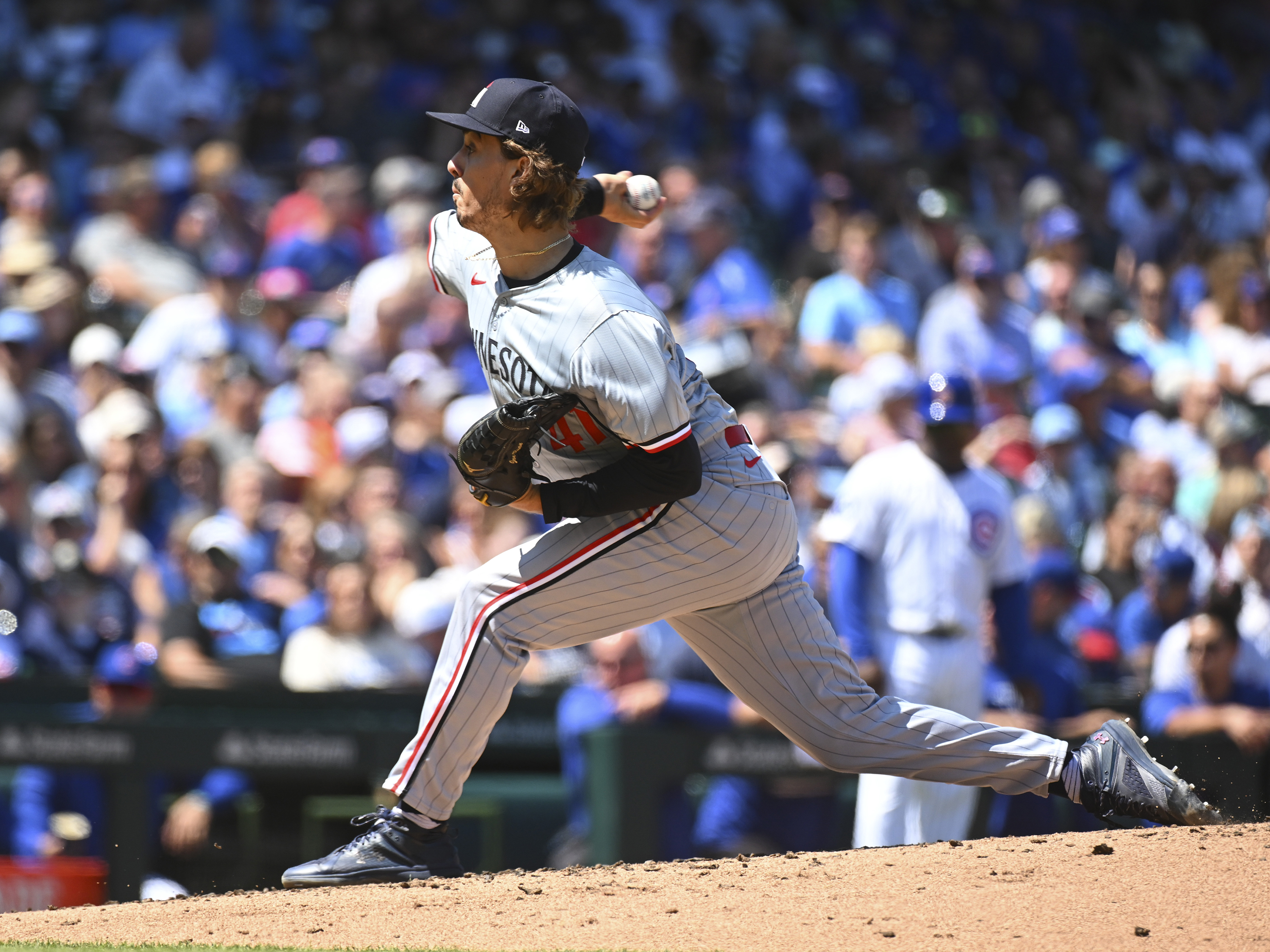 Joe Ryan of the Twins felt good briefly before being taken out of the game due to injury