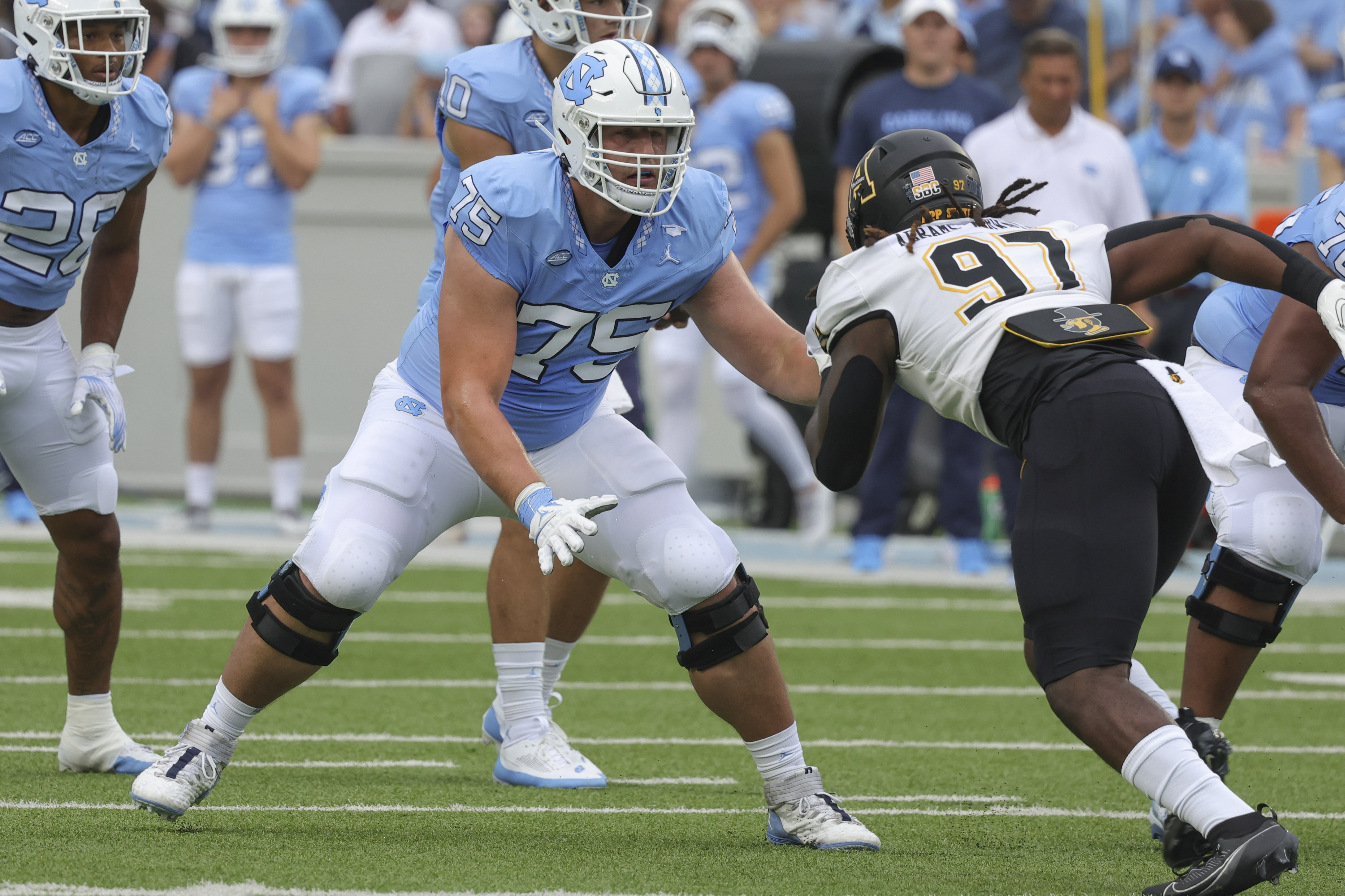 Apple Valley grad Spencer Rolland is a top offensive lineman for