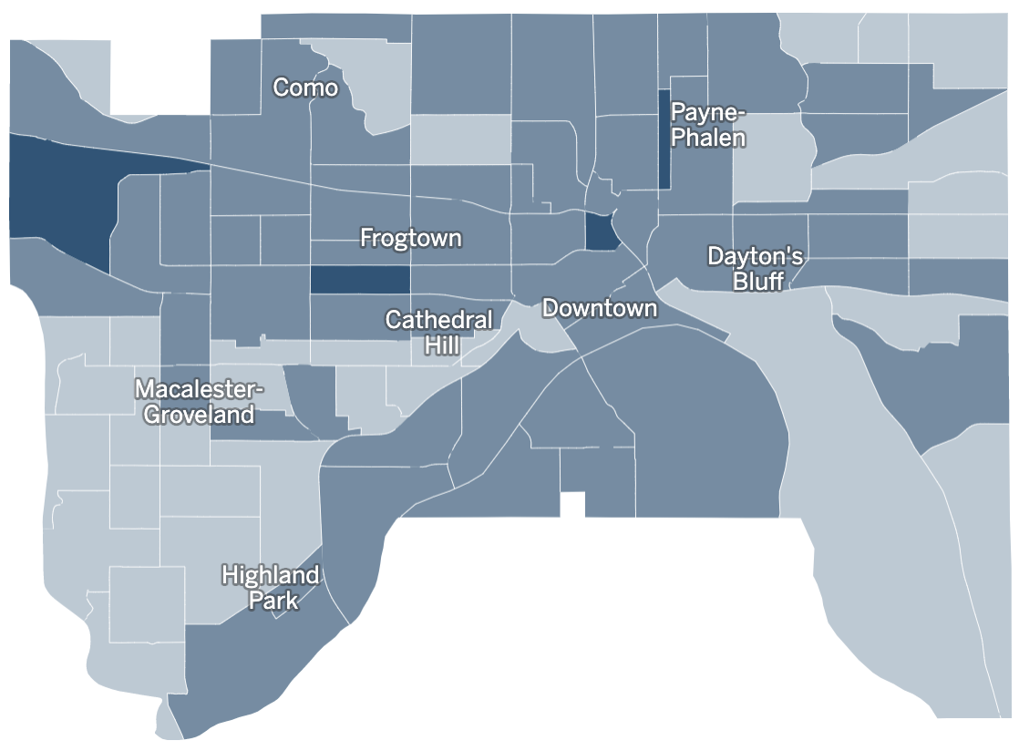 How the St. Paul rent control vote reflected neighborhood trends