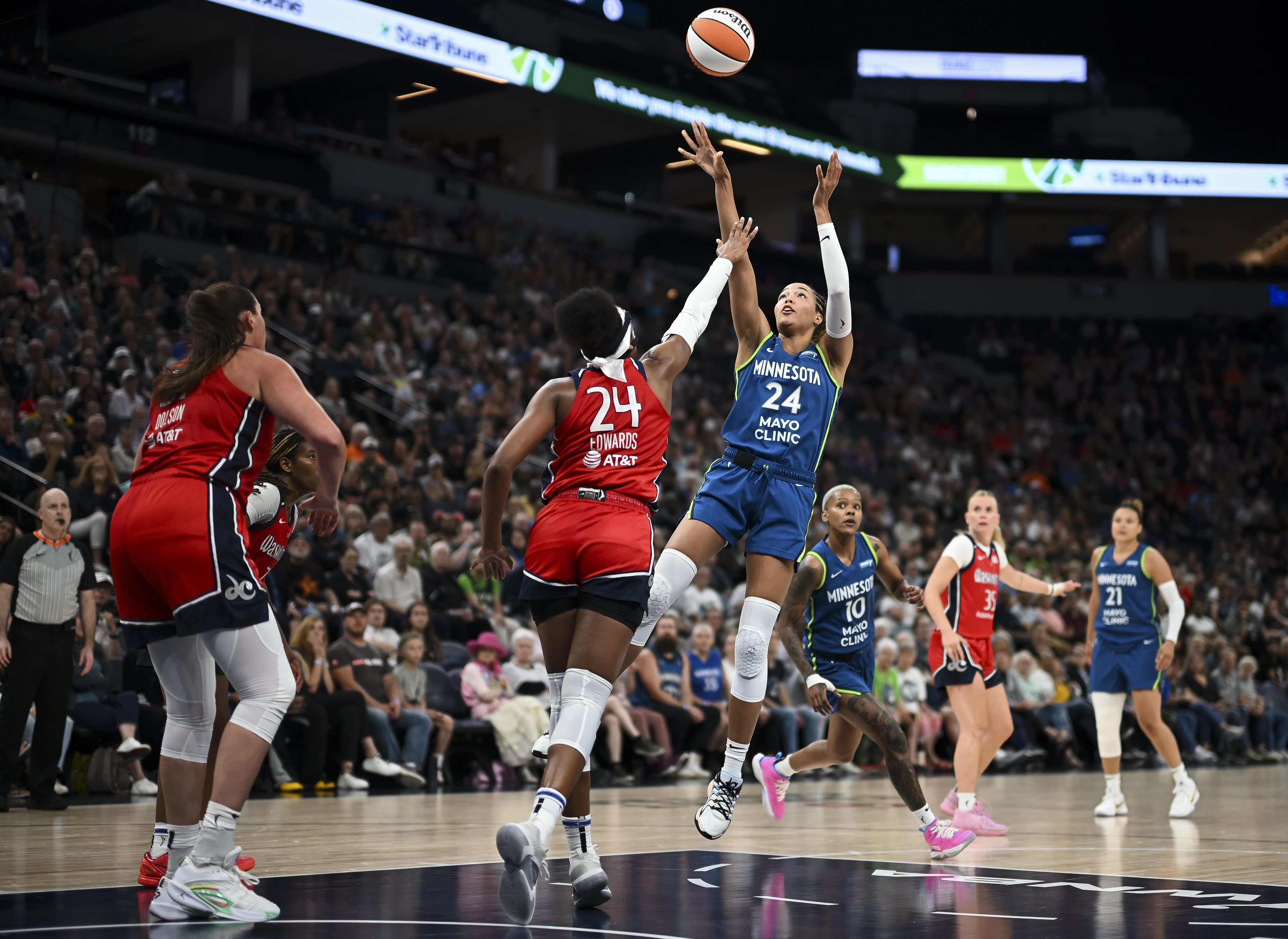 Lynx and Napheesa Collier beat Mystics 99-83 in the third quarter