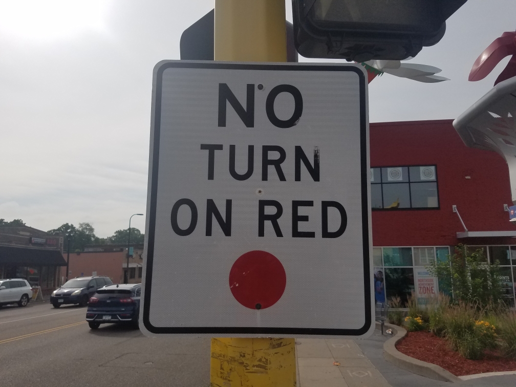 no turn on red