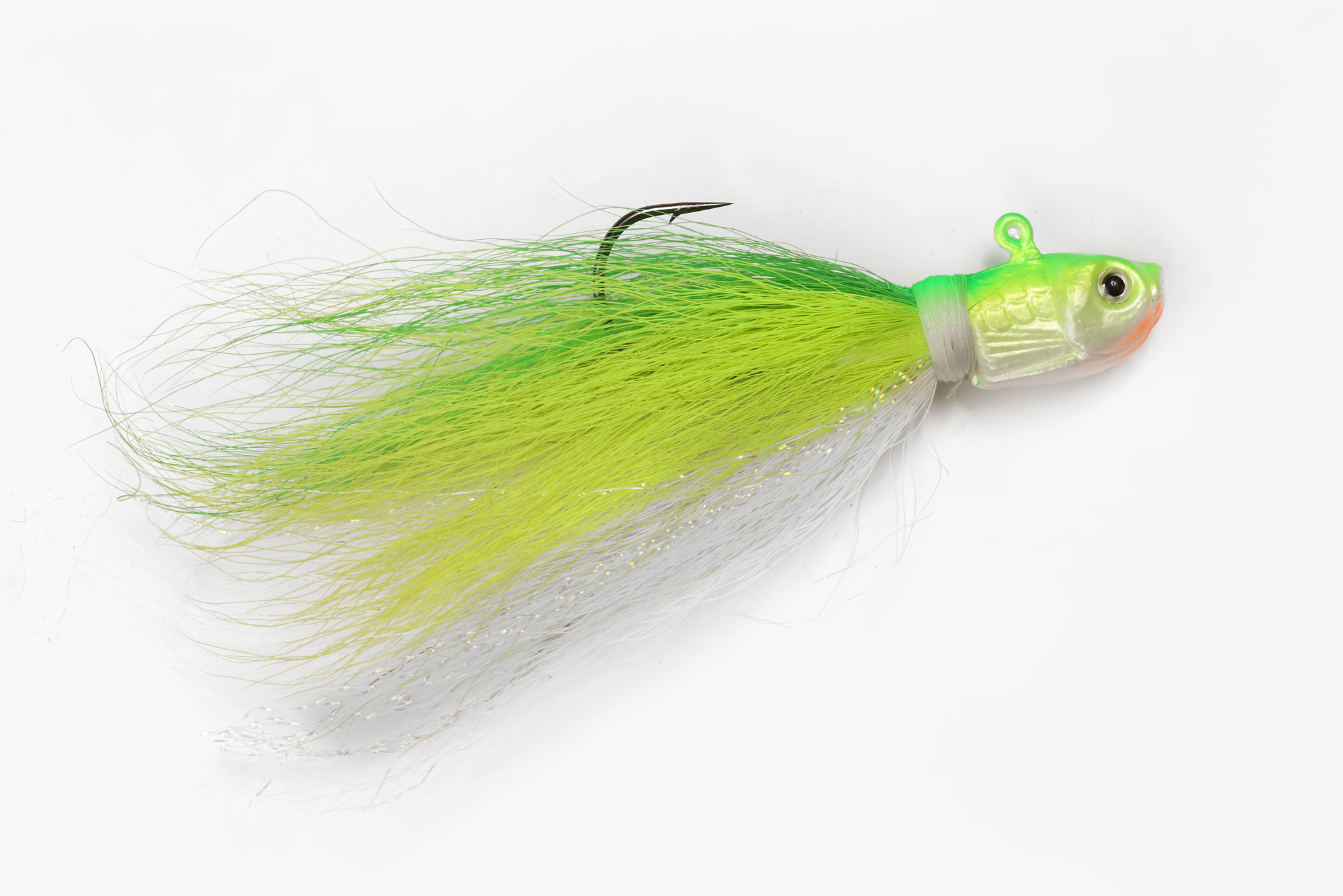 25 Piombi Da Pesca Testa Di Piombo 3/8 Oz Per Walleye, Verde Chartreuse Con Amo 1/0 - Affondanti, Freshwater