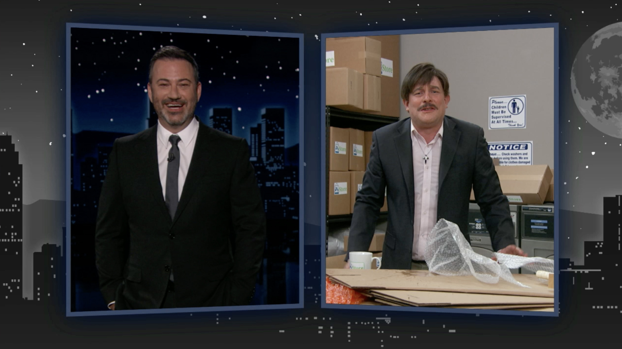 His Mike Lindell impression on 'Jimmy Kimmel Live' gave this comic's ...