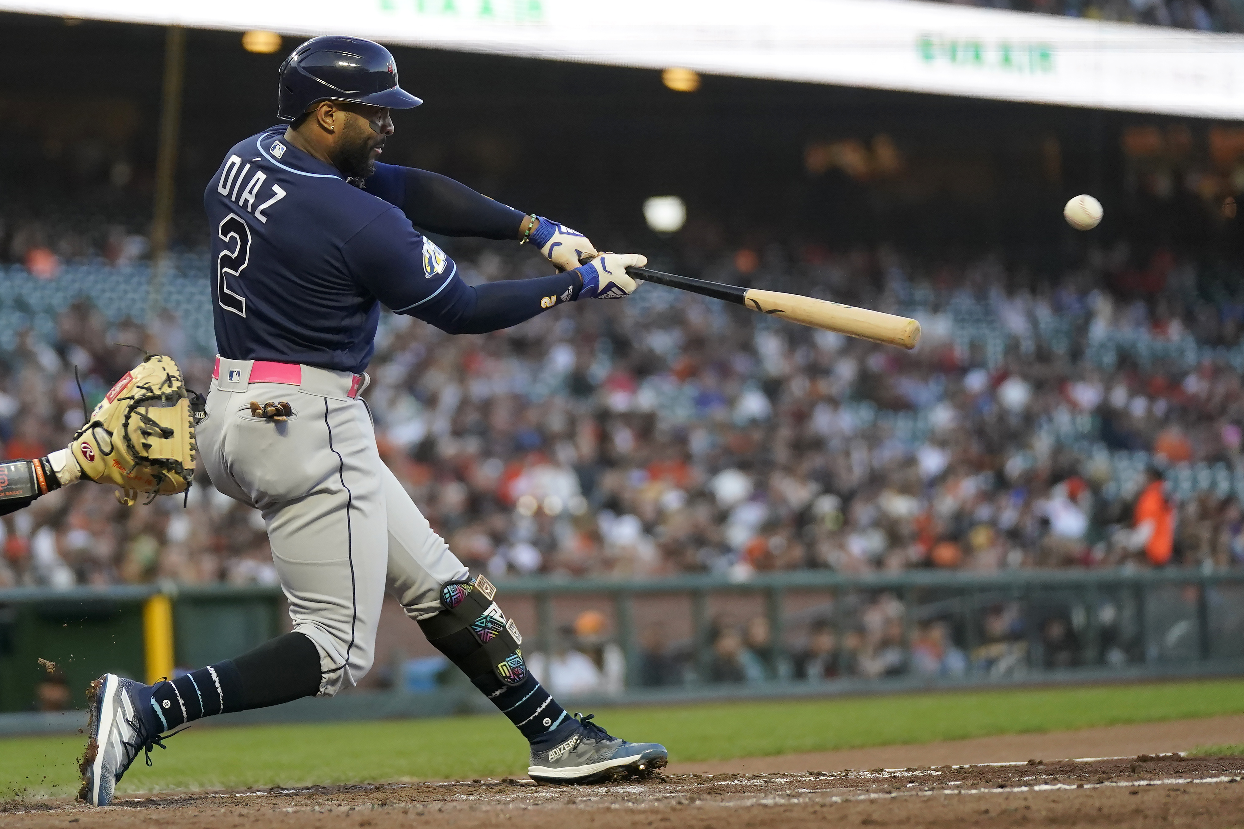 Christian Bethancourt homers and singles in run, Rays beat Giants 10-2