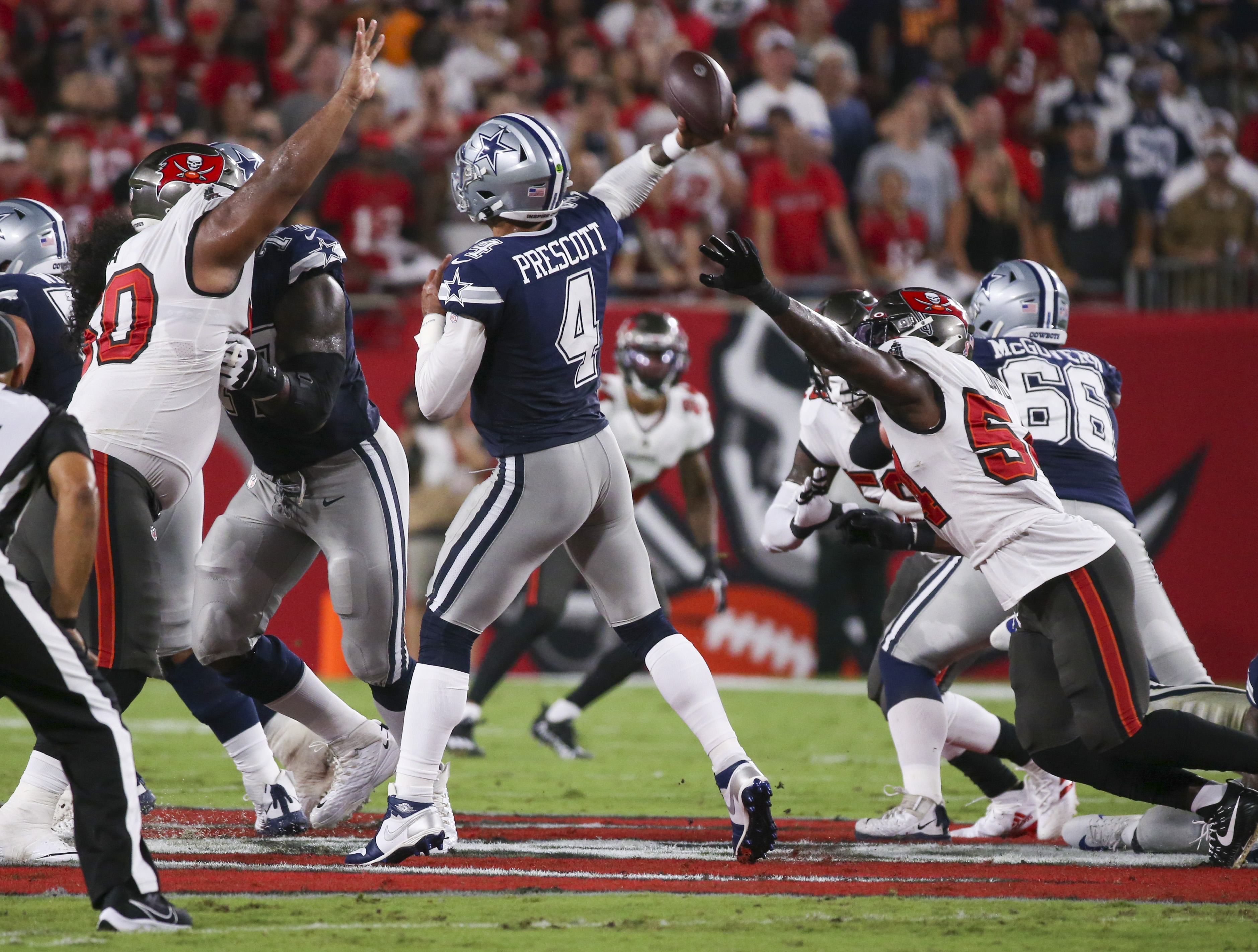 Cowboys open second half with a touchdown drive to take 14-13 lead - NBC  Sports