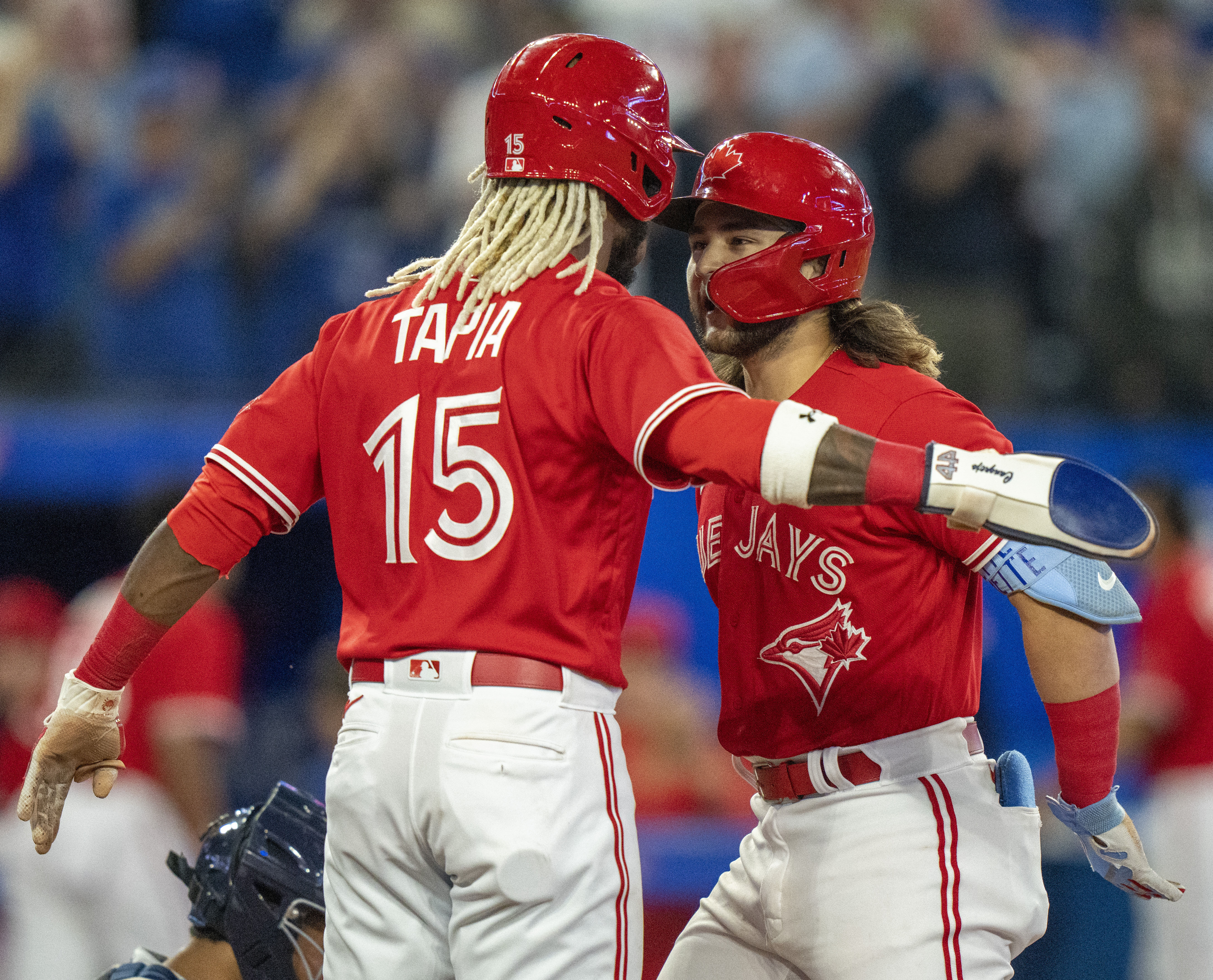 Bichette's second homer is go-ahead blast as Blue Jays earn critical win  over Yankees - Red Deer Advocate