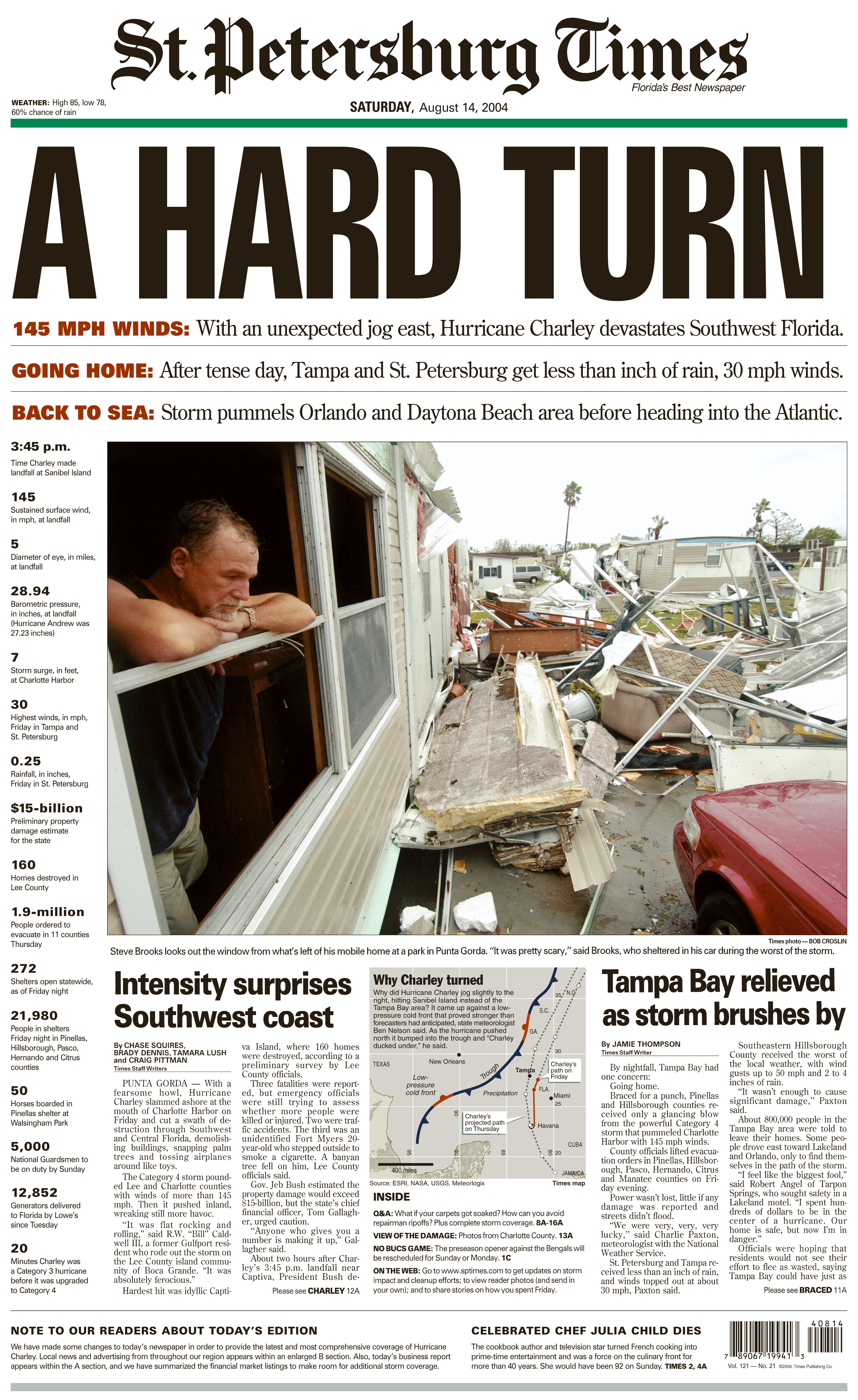 Looking back at Hurricane Charley, the first in a 'nightmare' hurricane  season for Florida, image size:4078x6652