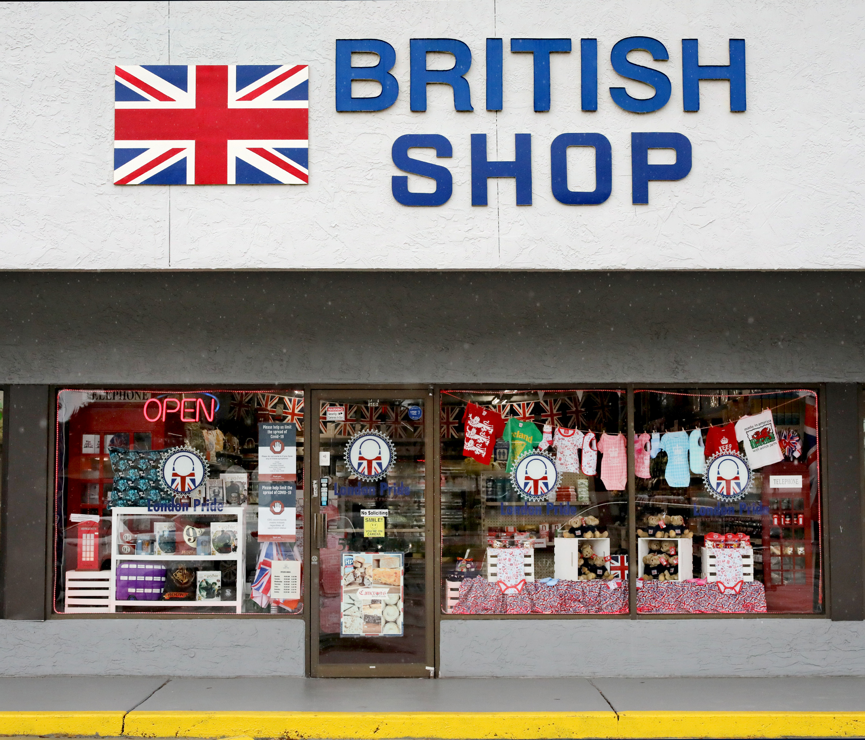 British store on sale