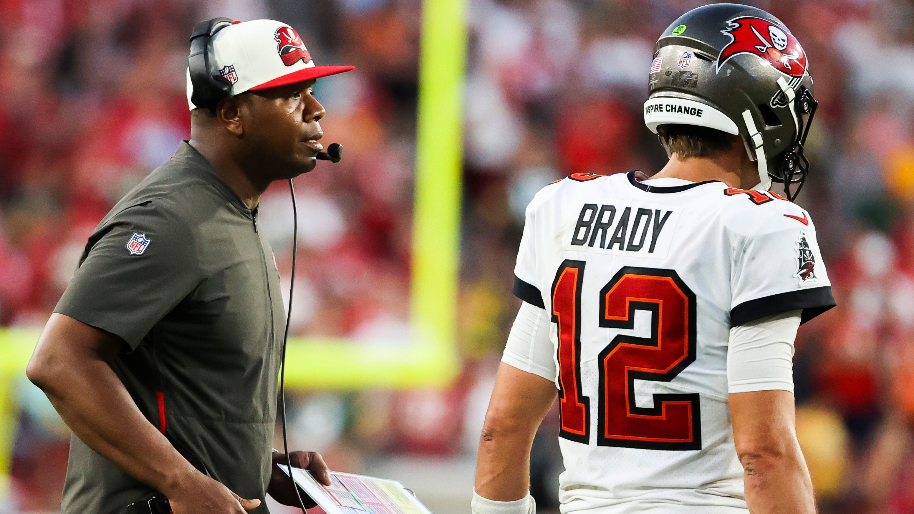 DC Native Byron Leftwich coaches the Buccaneers in Super Bowl LV