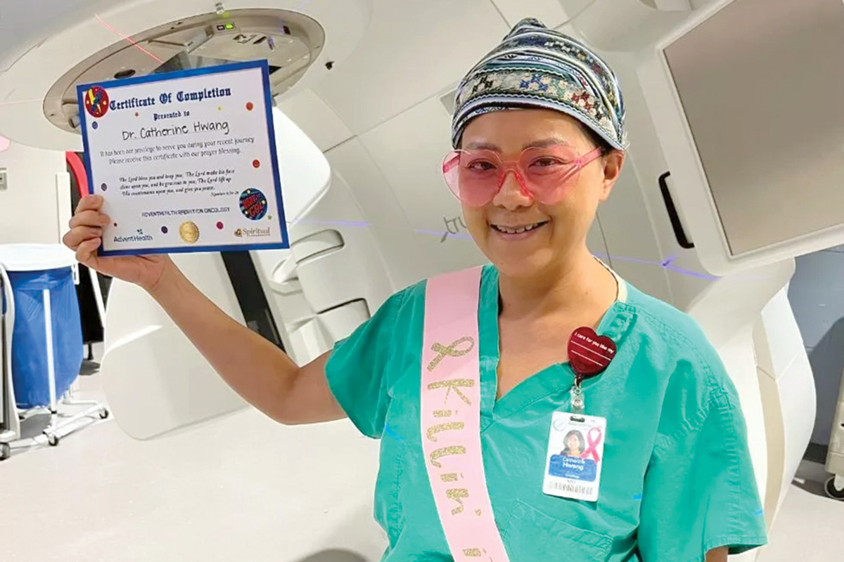An oncologist gets breast cancer and sees the treatment process from the patient’s perspective.