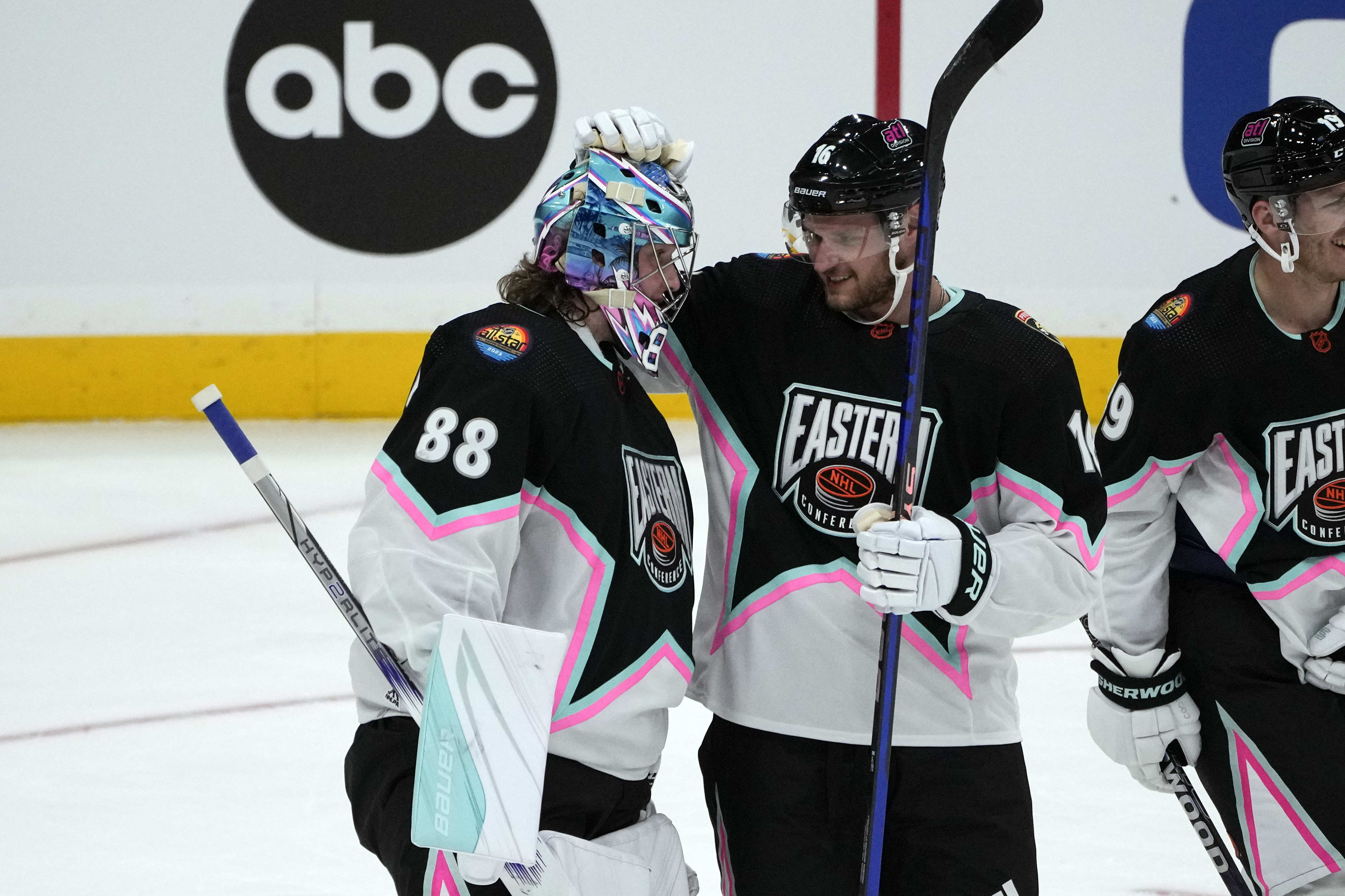 Lightning stars shine, embrace the boos, during All-Star weekend