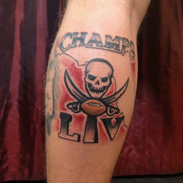 First set of Bucs flags I did  Tattoos By Kyle Lambert  Facebook