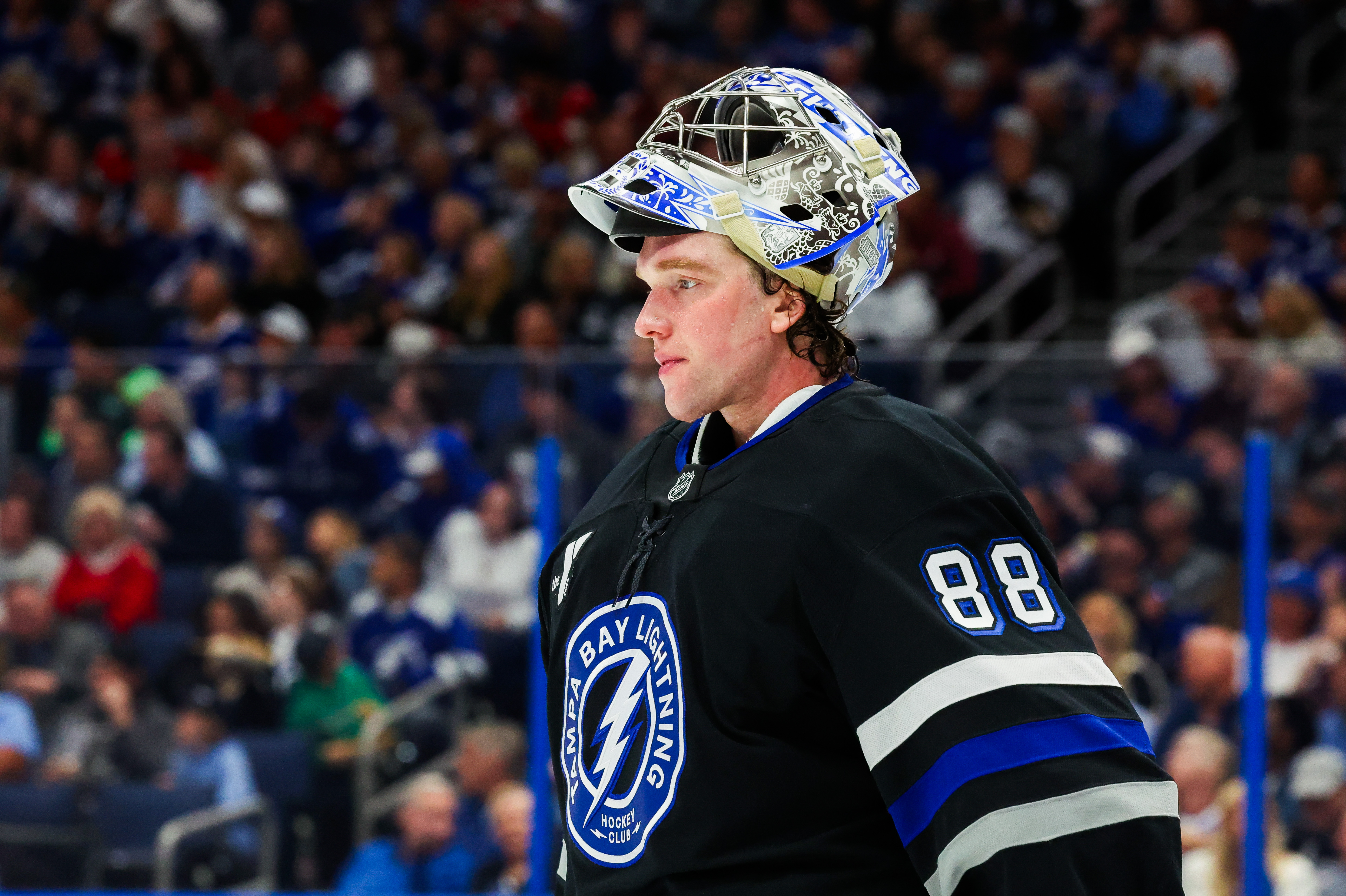 Photo Dédicacée Et Signée D'Andrei Vasilevskiy (Tampa Bay Lightning - NHL) - Format 8x10 Pouces Avec Certificat D'authenticité JSA