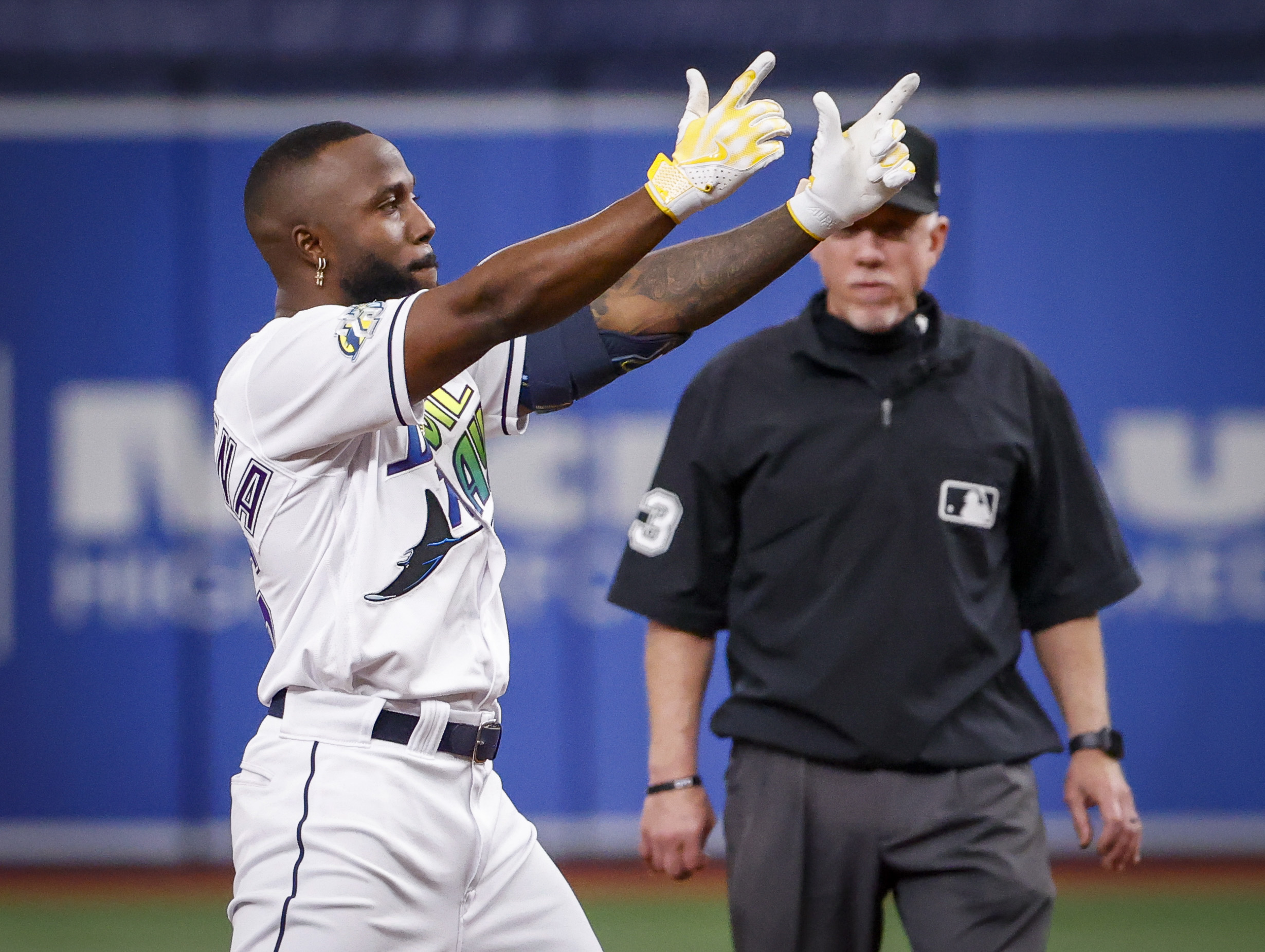 Tampa Bay Rays Wander Franco White 25th Anniversary Replica Jersey