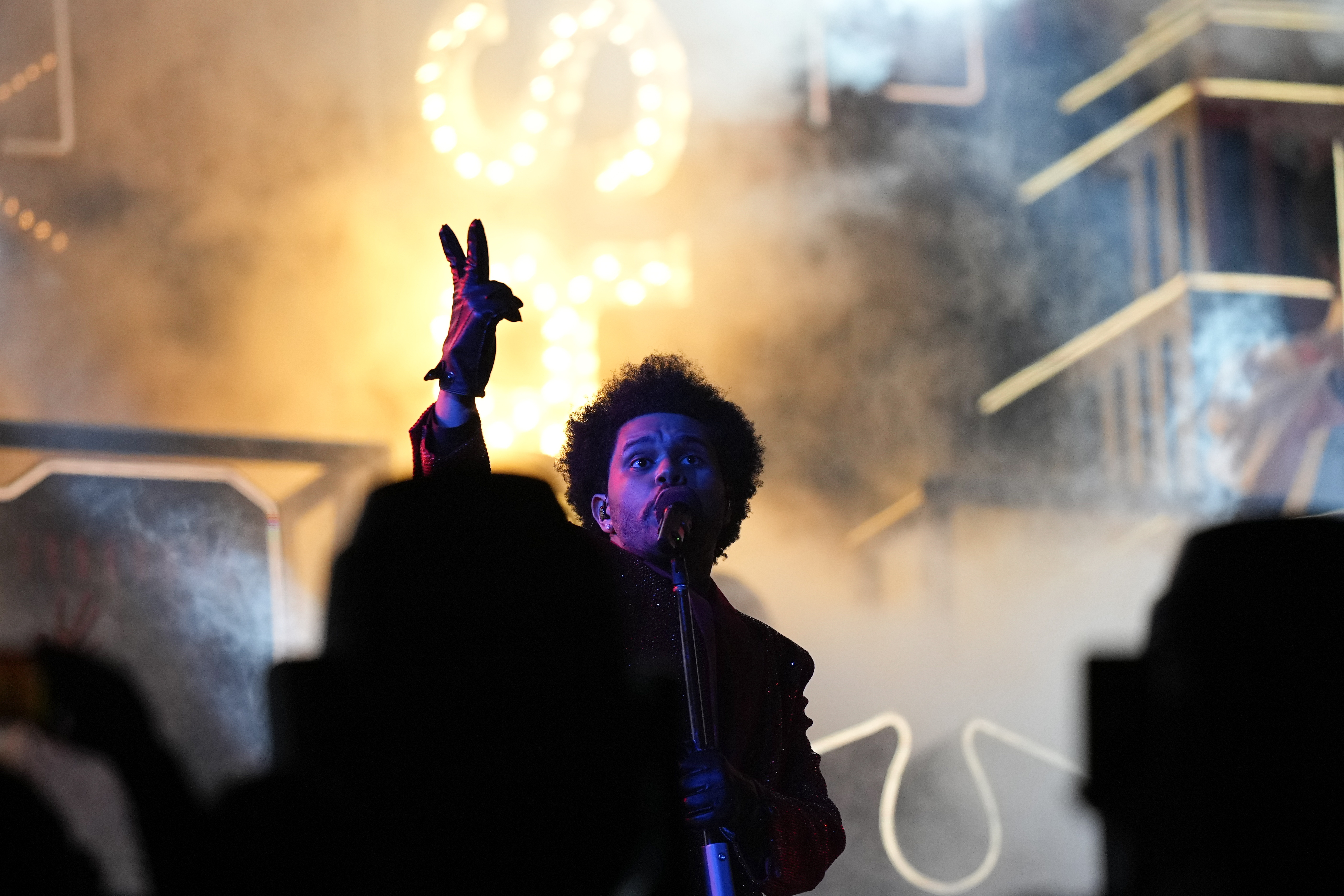 The Weeknd's disorienting Super Bowl halftime show in Tampa felt right