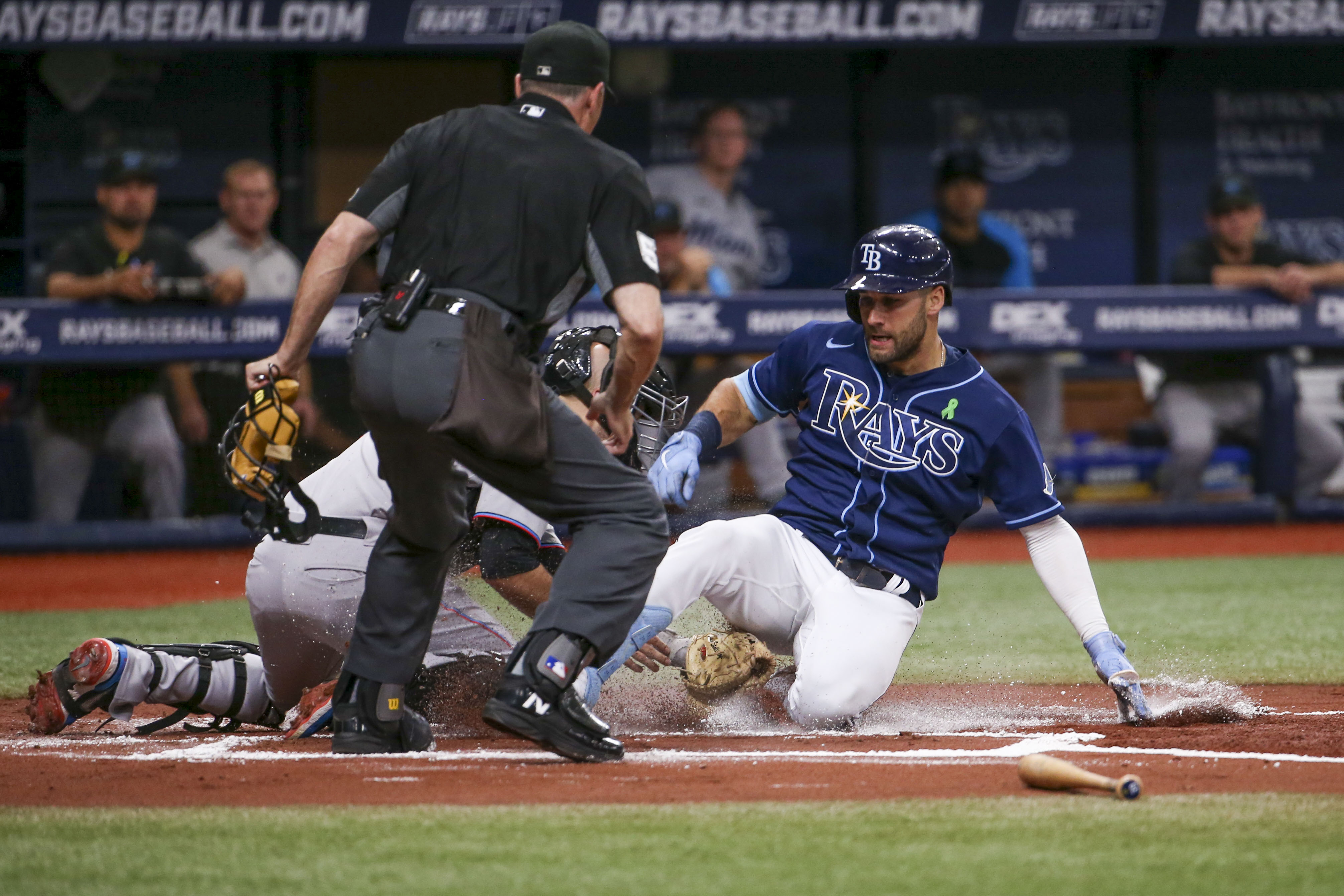 Three Rays homers back McClanahan in 4-0 win over Marlins