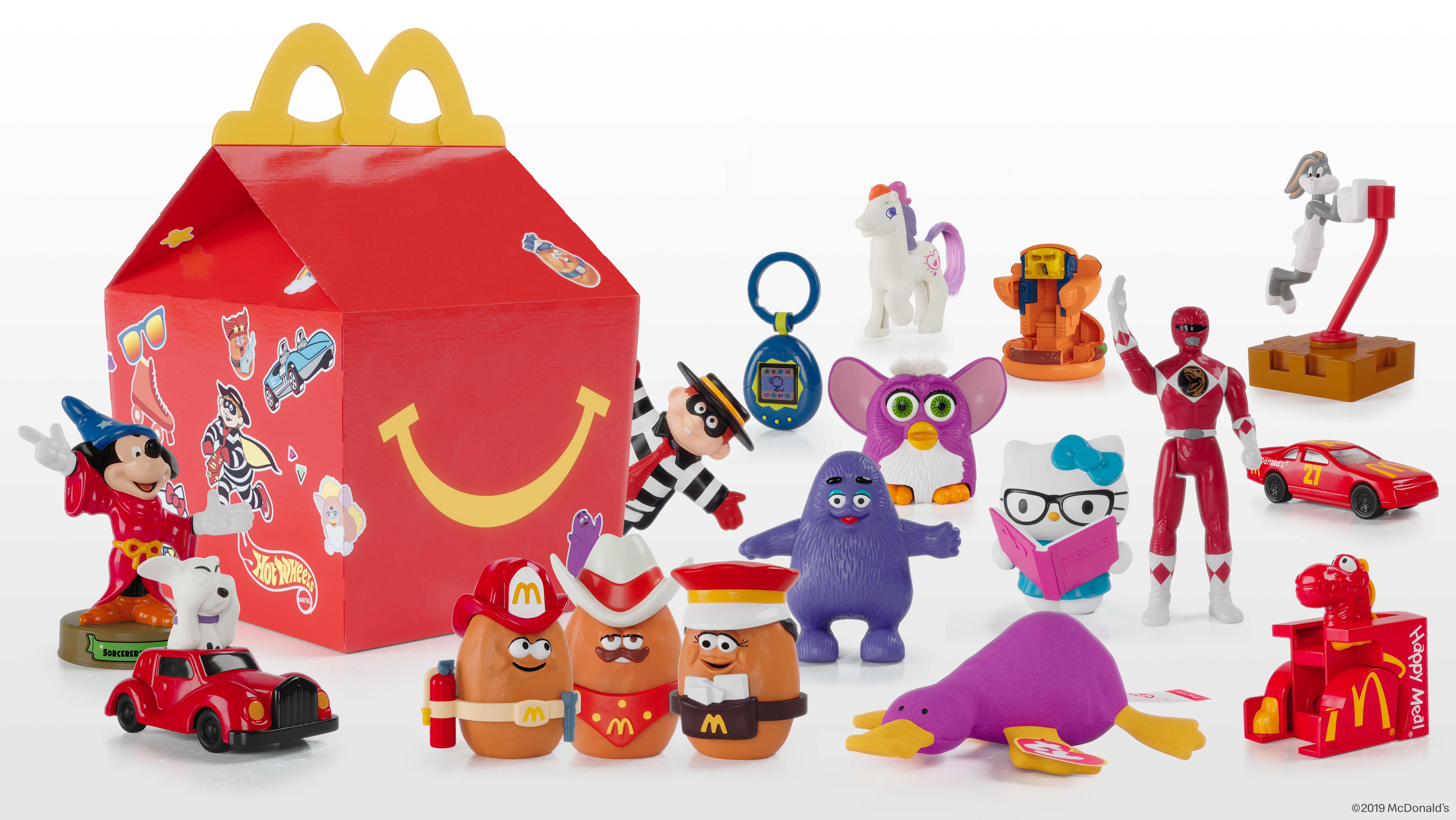 retro Happy Meal toys for 40th anniversary