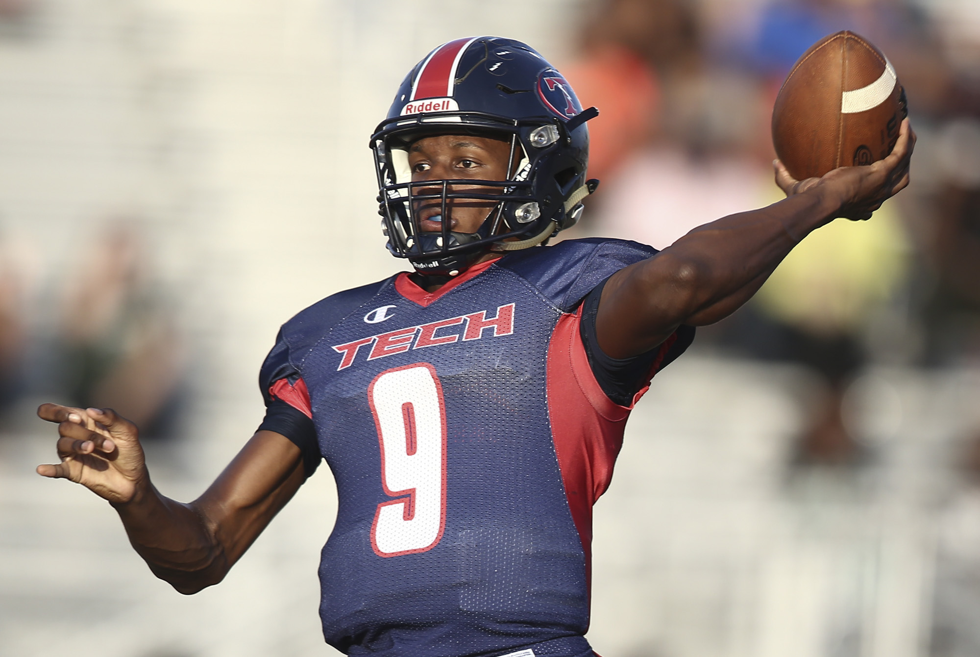 Michael Penix playing high school football in 2017