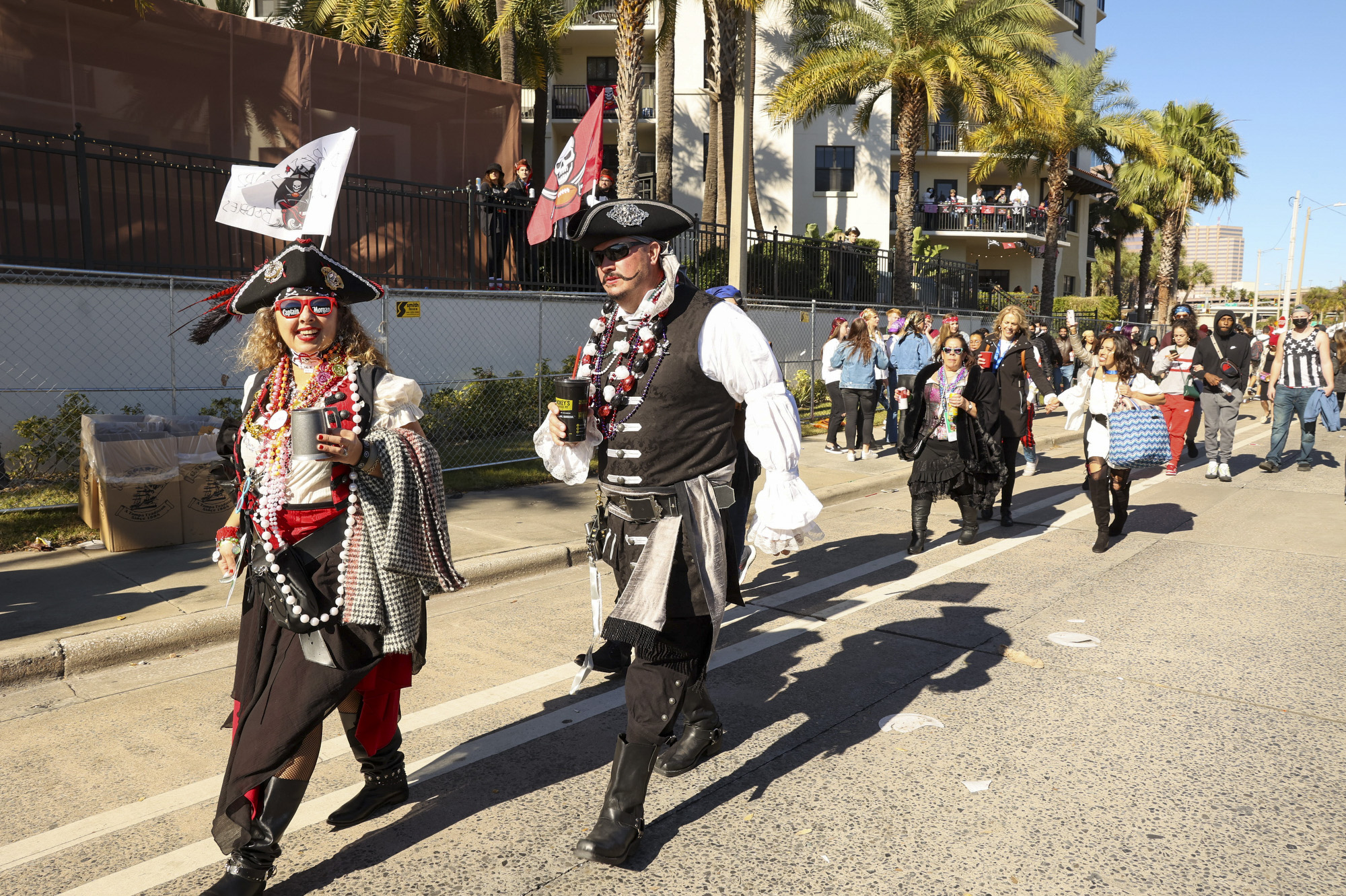 Celebrates all of Tampa': Lightning face off against Las Vegas during  Gasparilla celebration