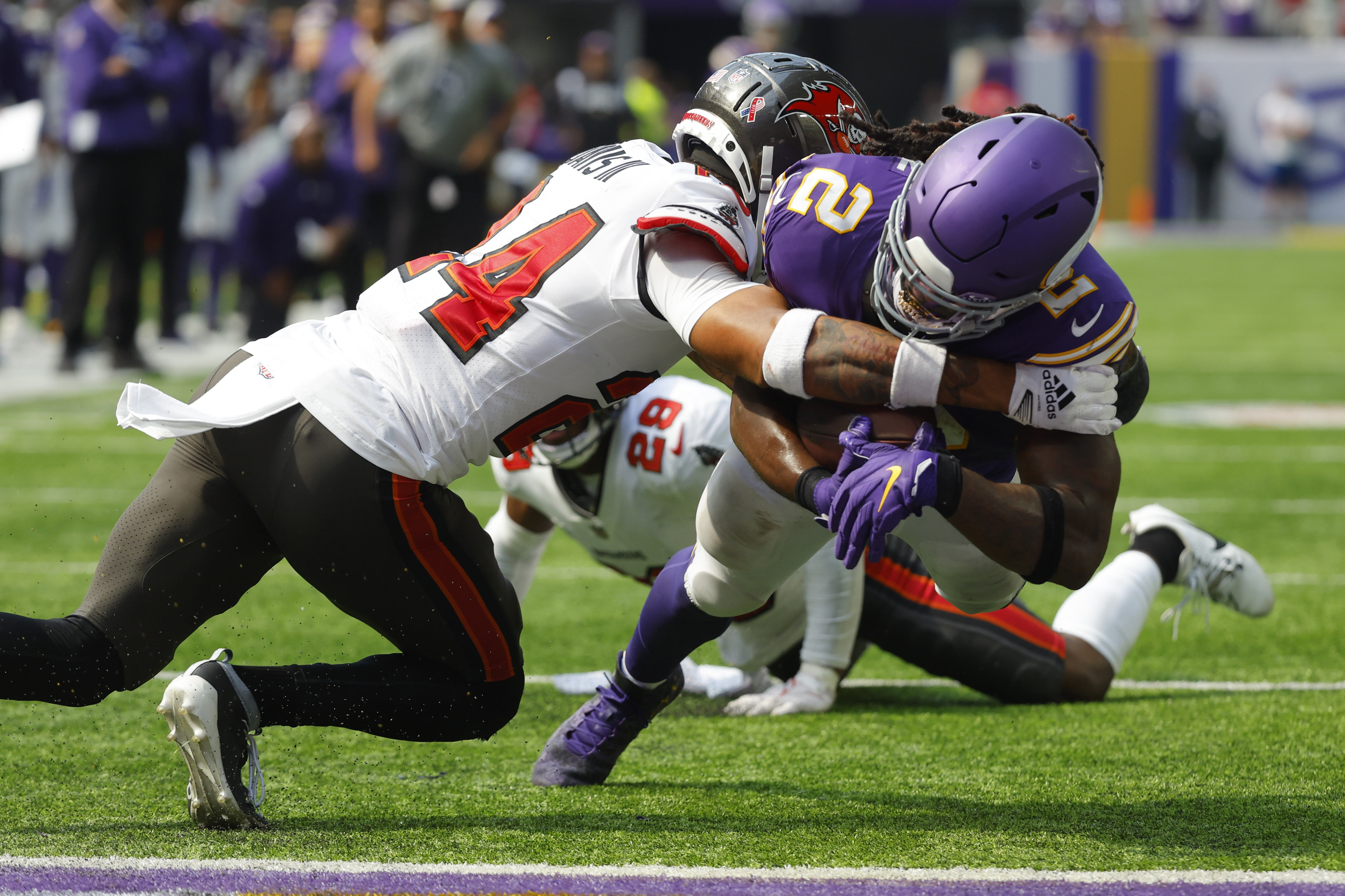 The Vikings' first injury report vs. Tampa Bay is virtually empty