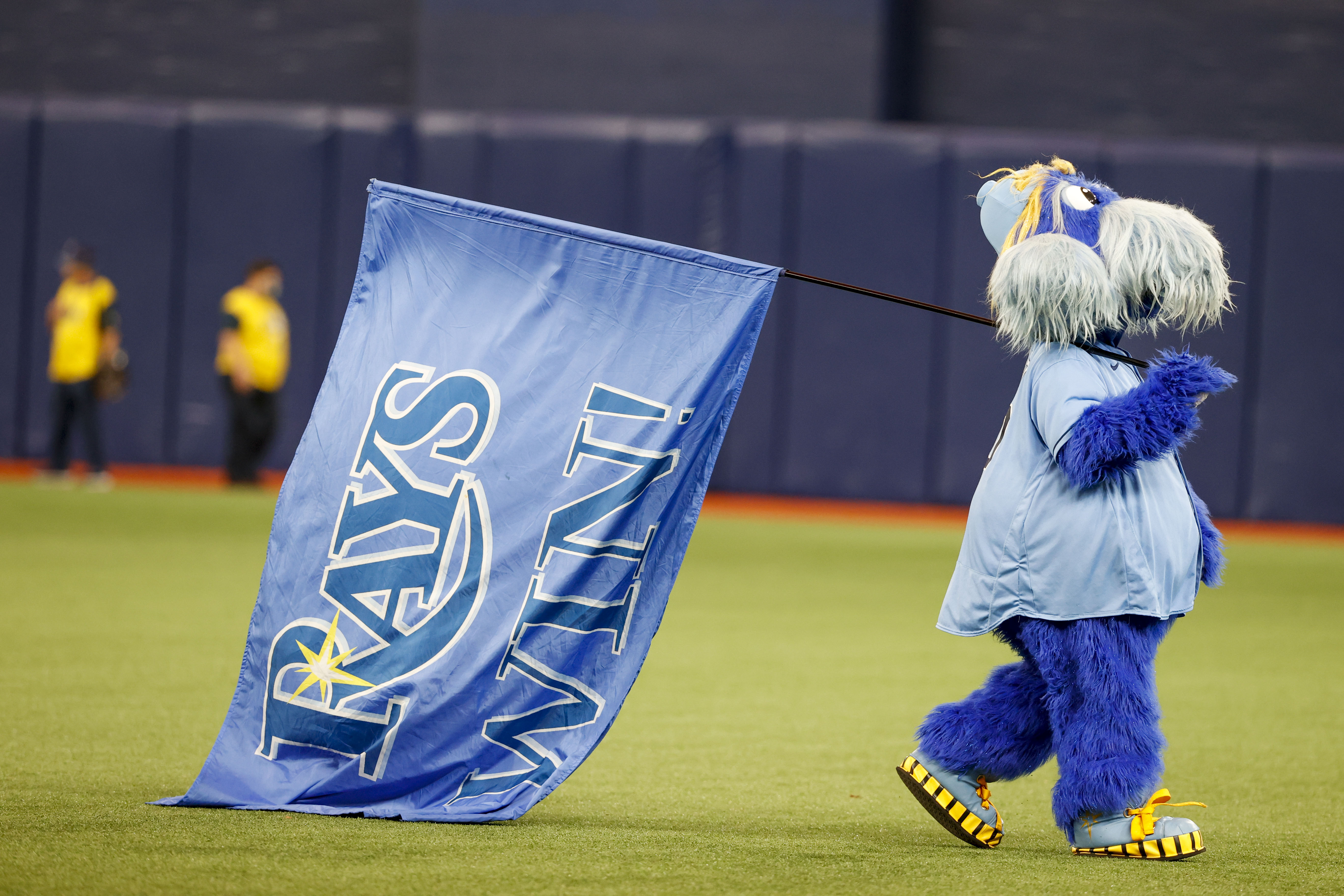 Texas Rangers vs Tampa Bay Rays Mascot American League Wild Card