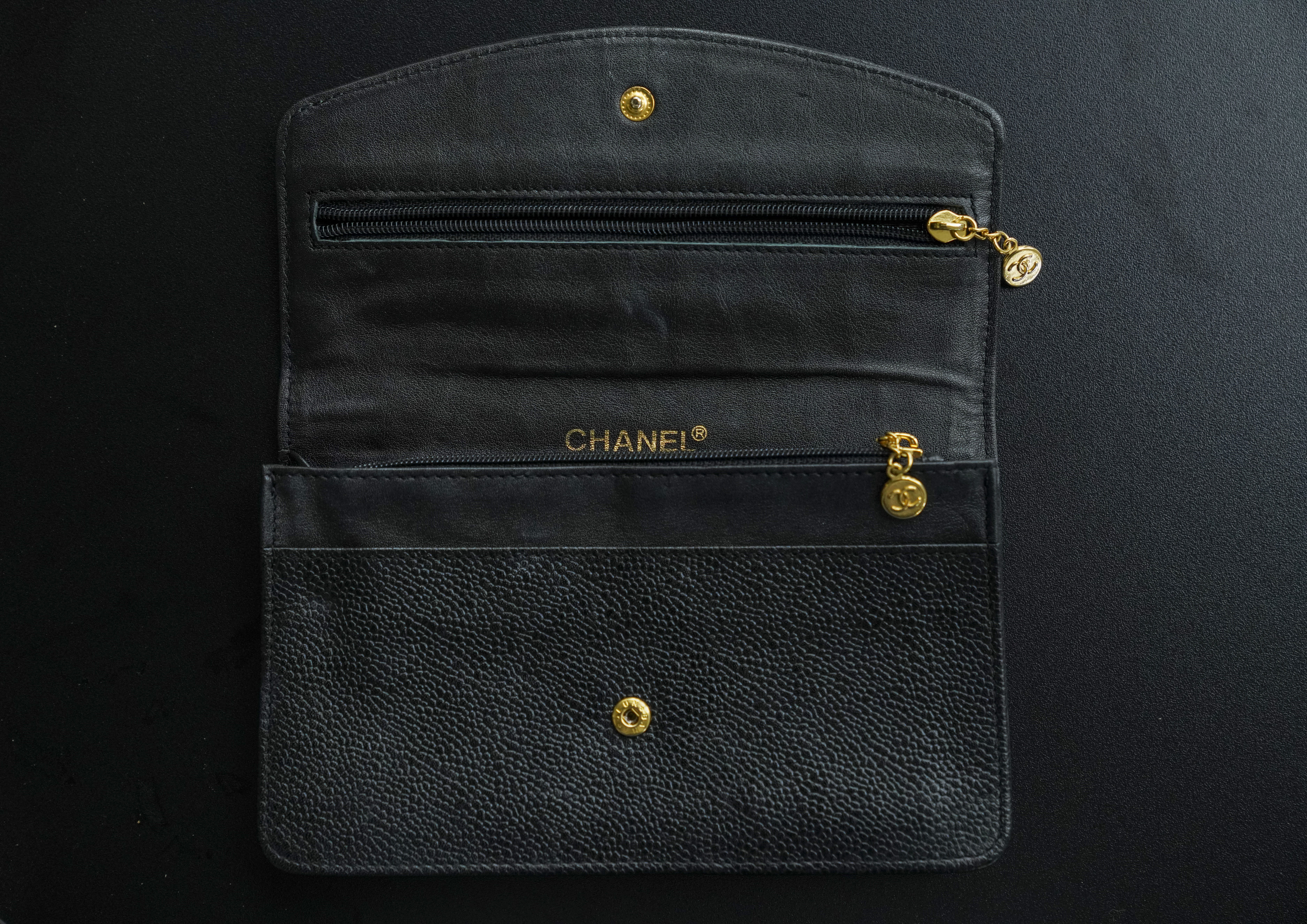 chanel wallet used mens