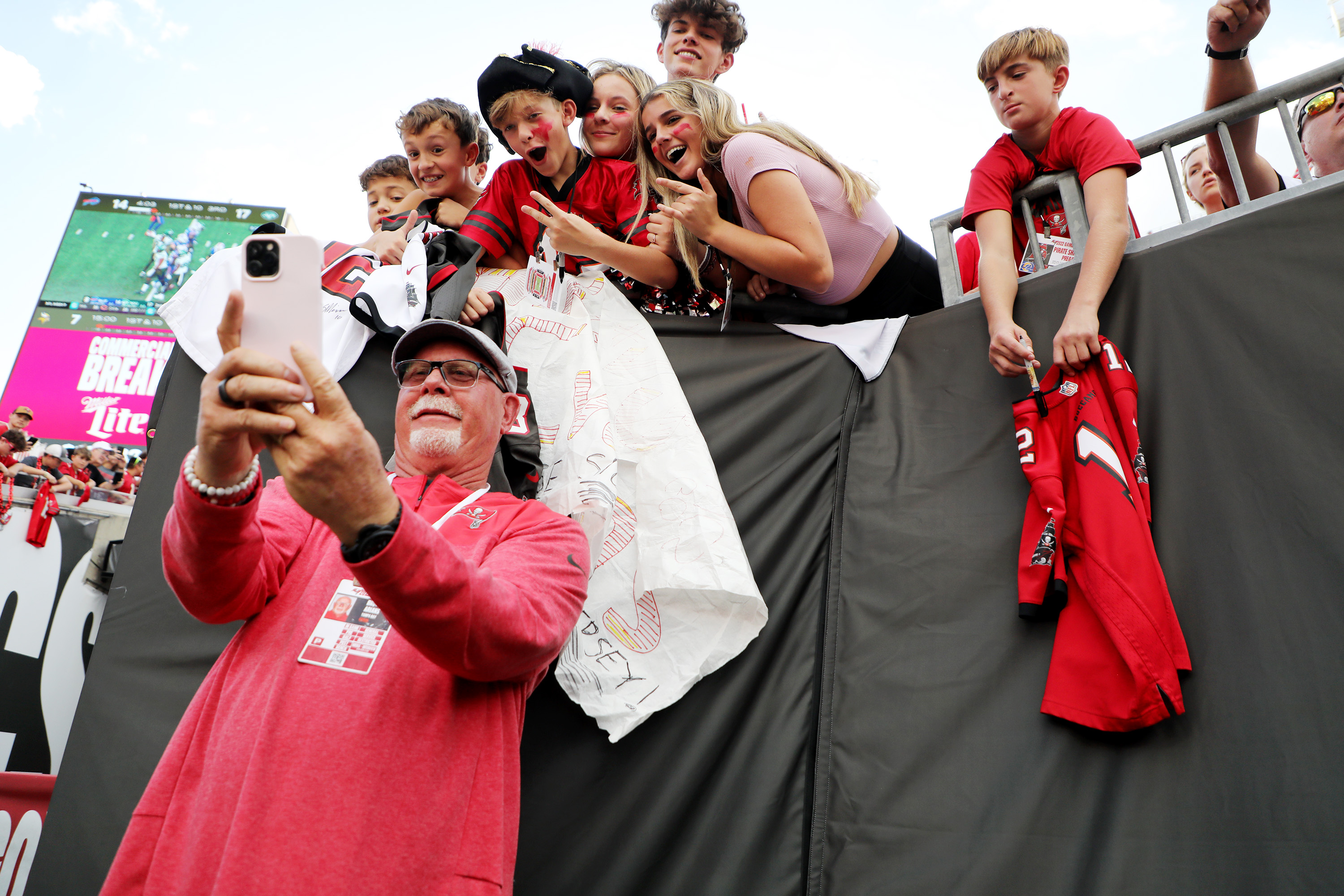 Bruce Arians on Bucs' Ring of Honor, Tampa's post-Tom Brady future and more