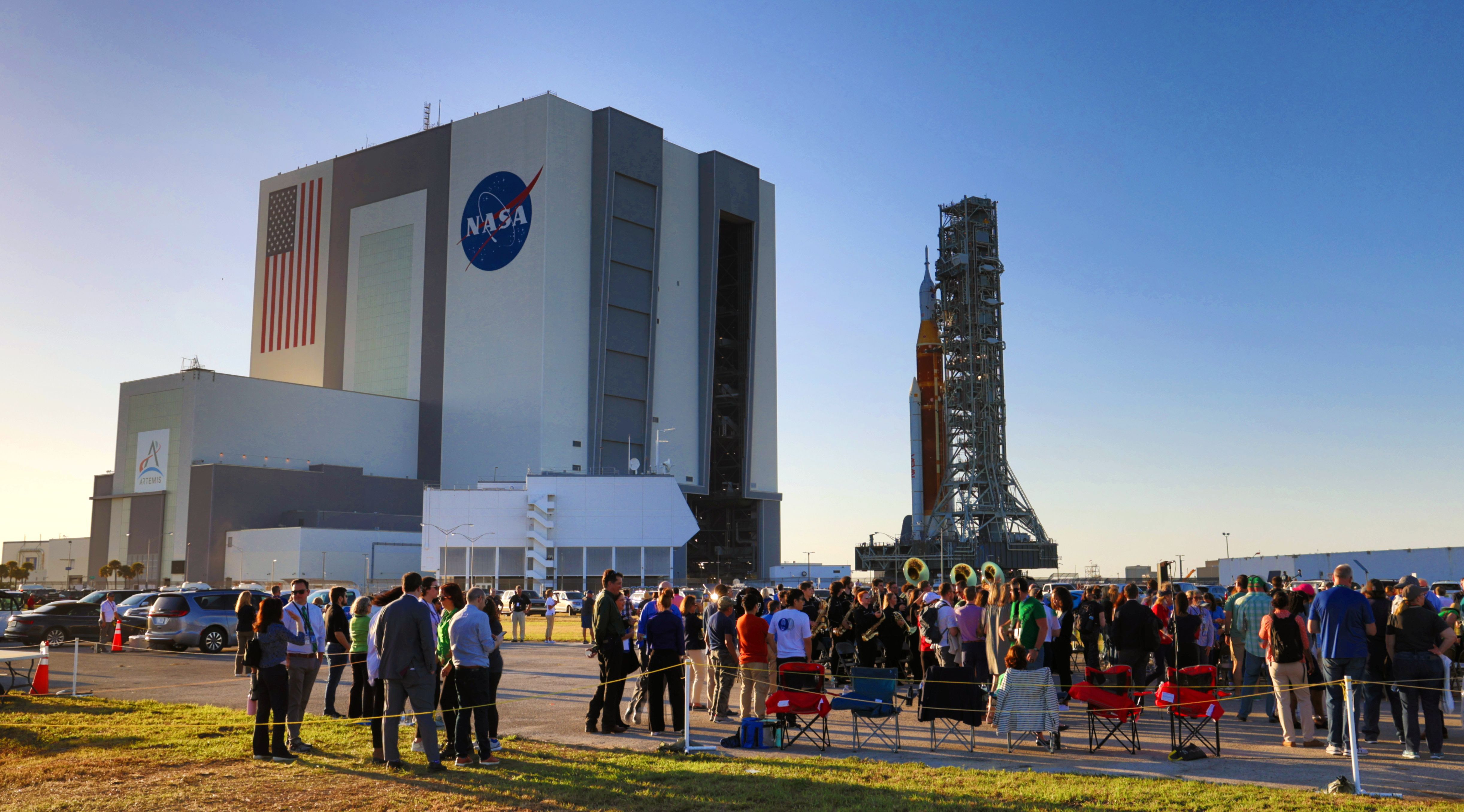 Lightning Towers Stand Tall at NASA Kennedy's Launch Pad 39B - NASA