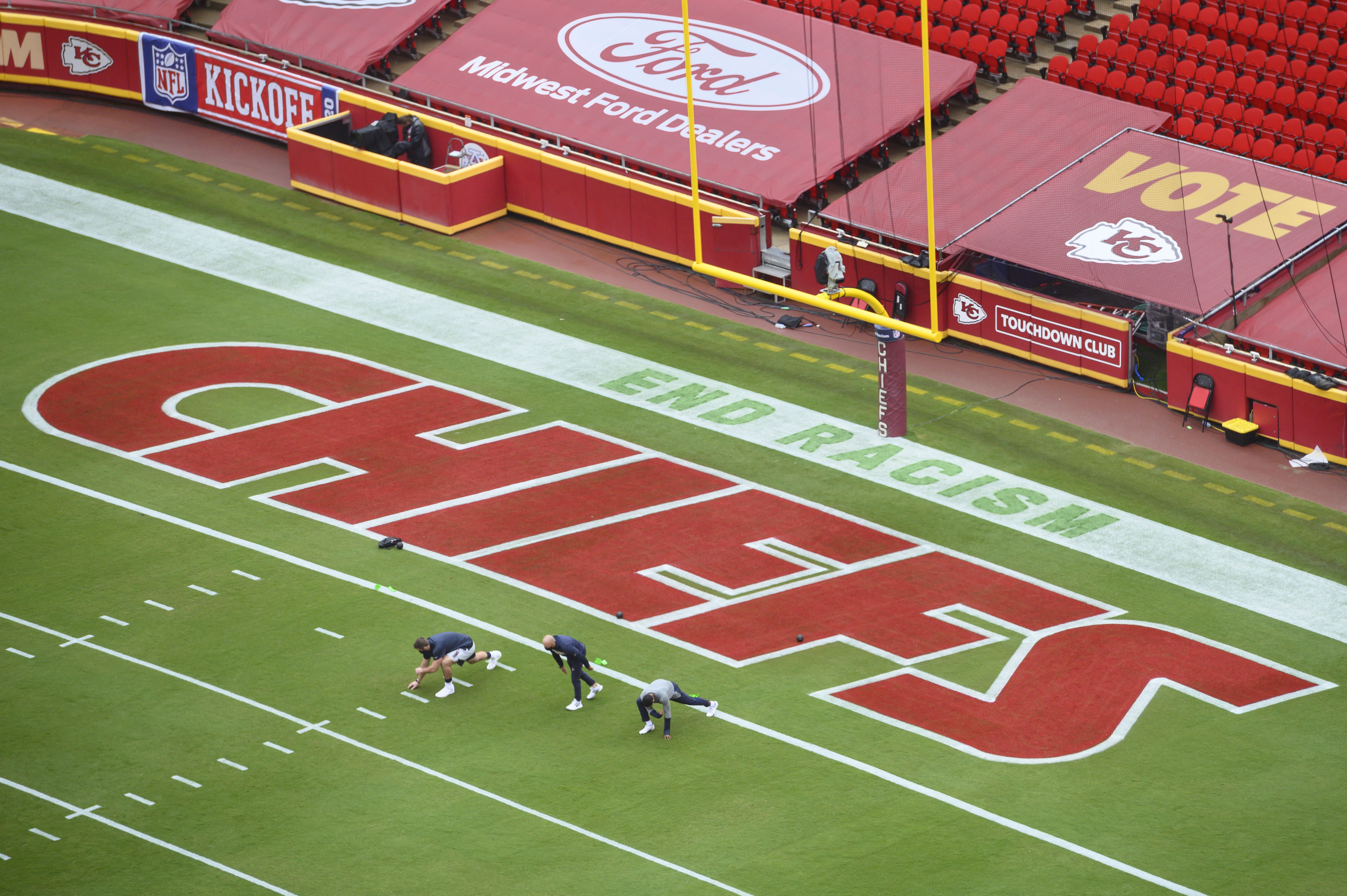 NFL to stencil 'End Racism' on end zone borders as part of social justice  rollout for kickoff week - ESPN