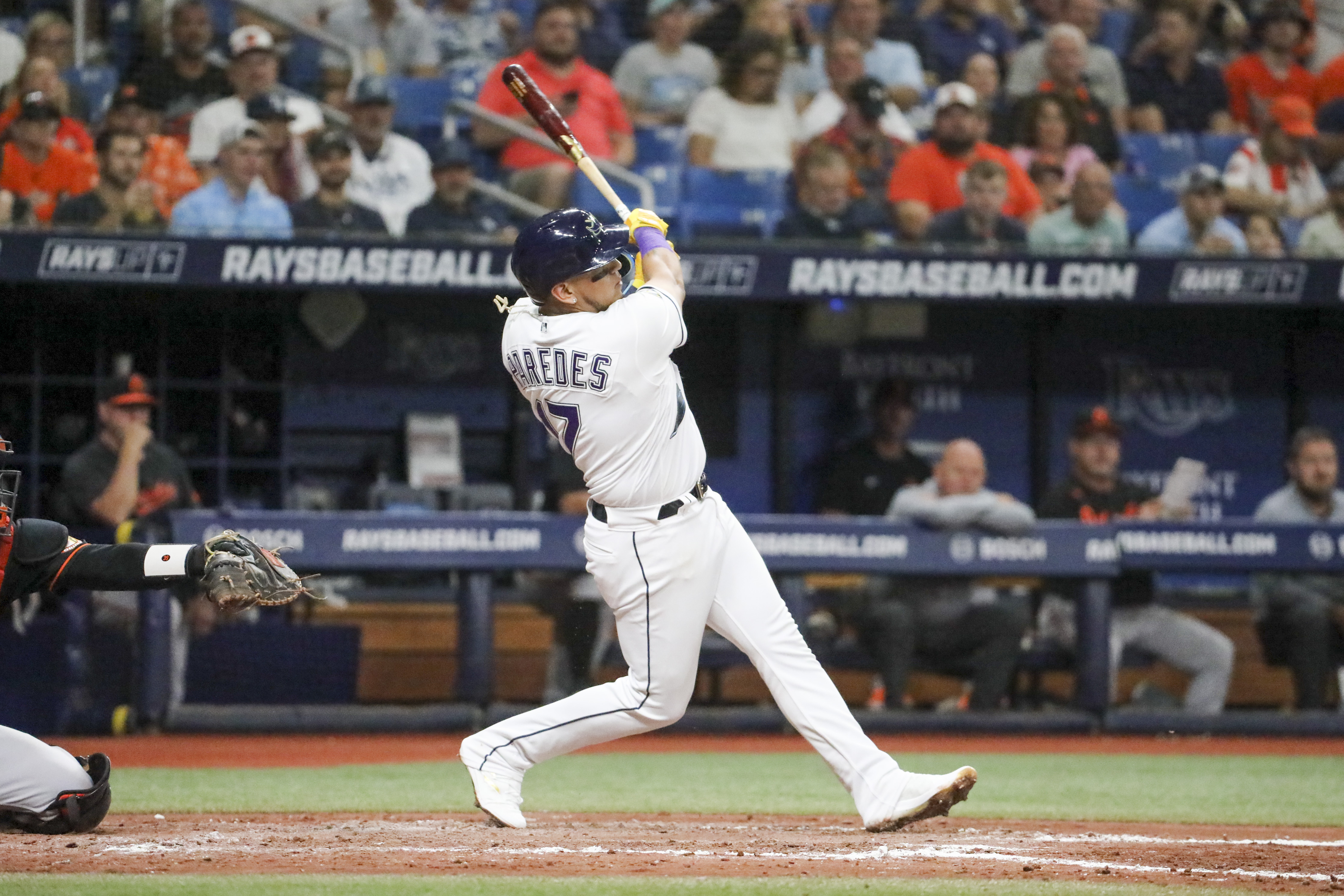 Rays snap skid behind Zach Eflin, tie Orioles again atop division