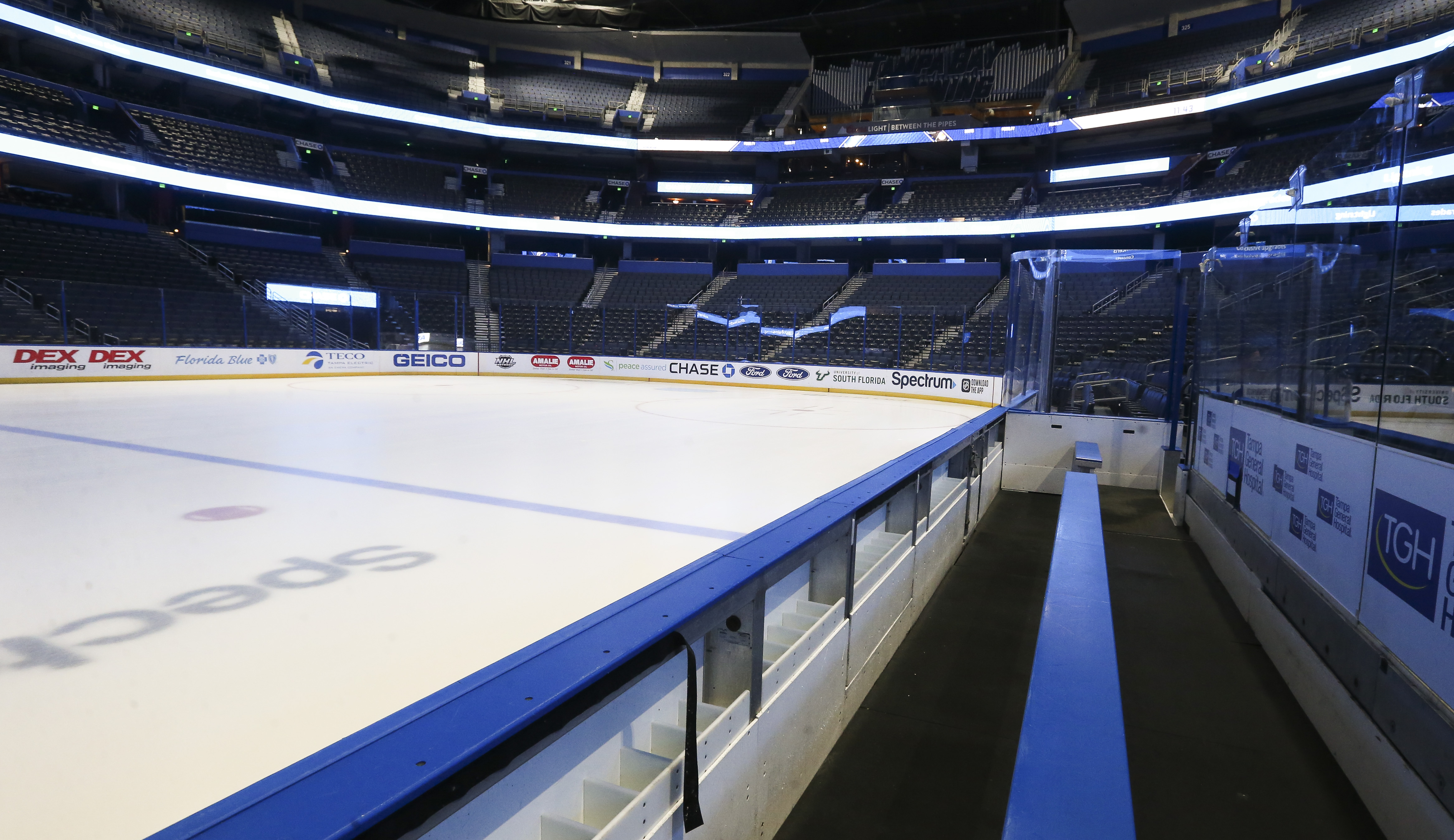 Lightning return to the ice in small groups Tuesday