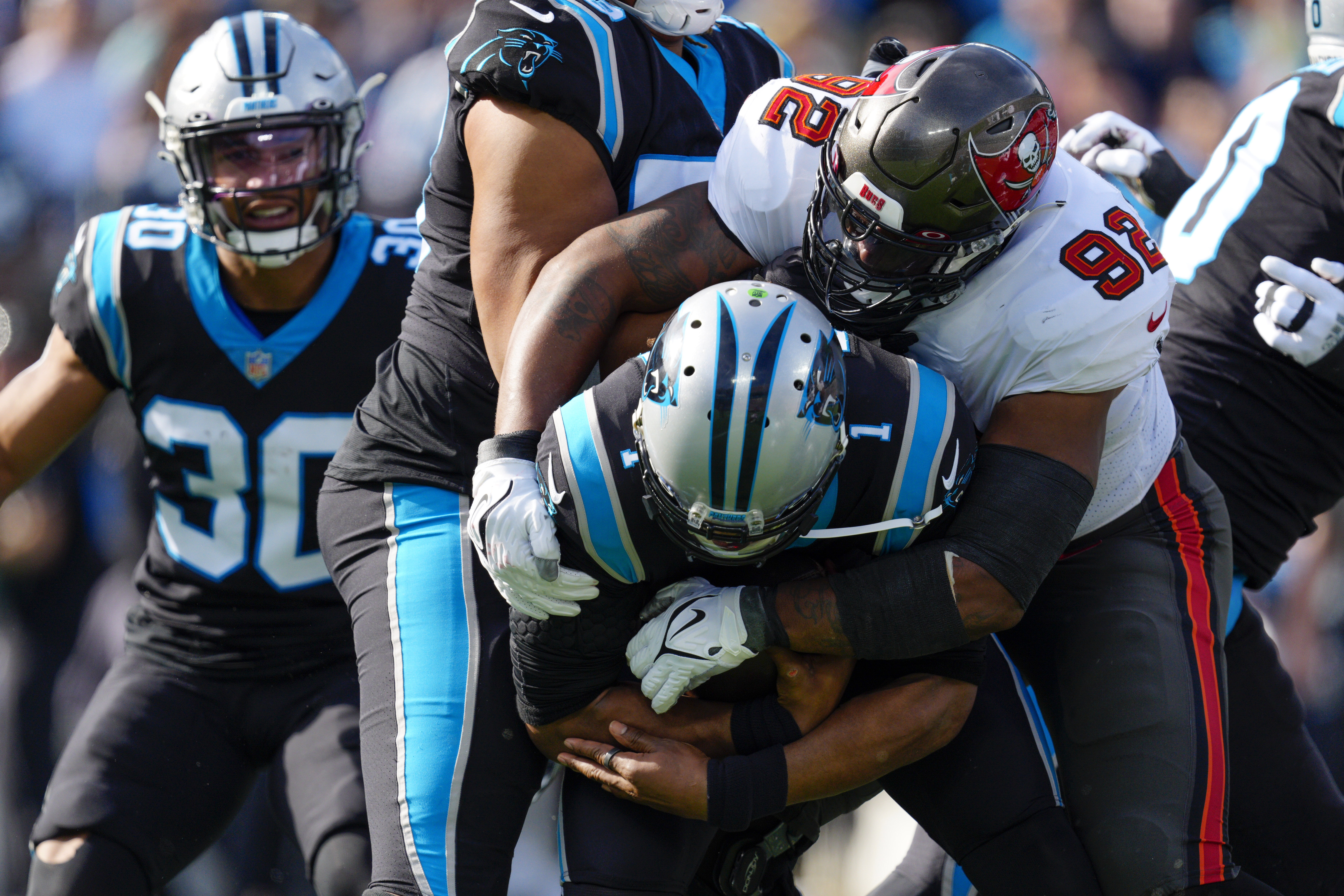 Panthers fail to score a touchdown, lose to Bucs 32-6