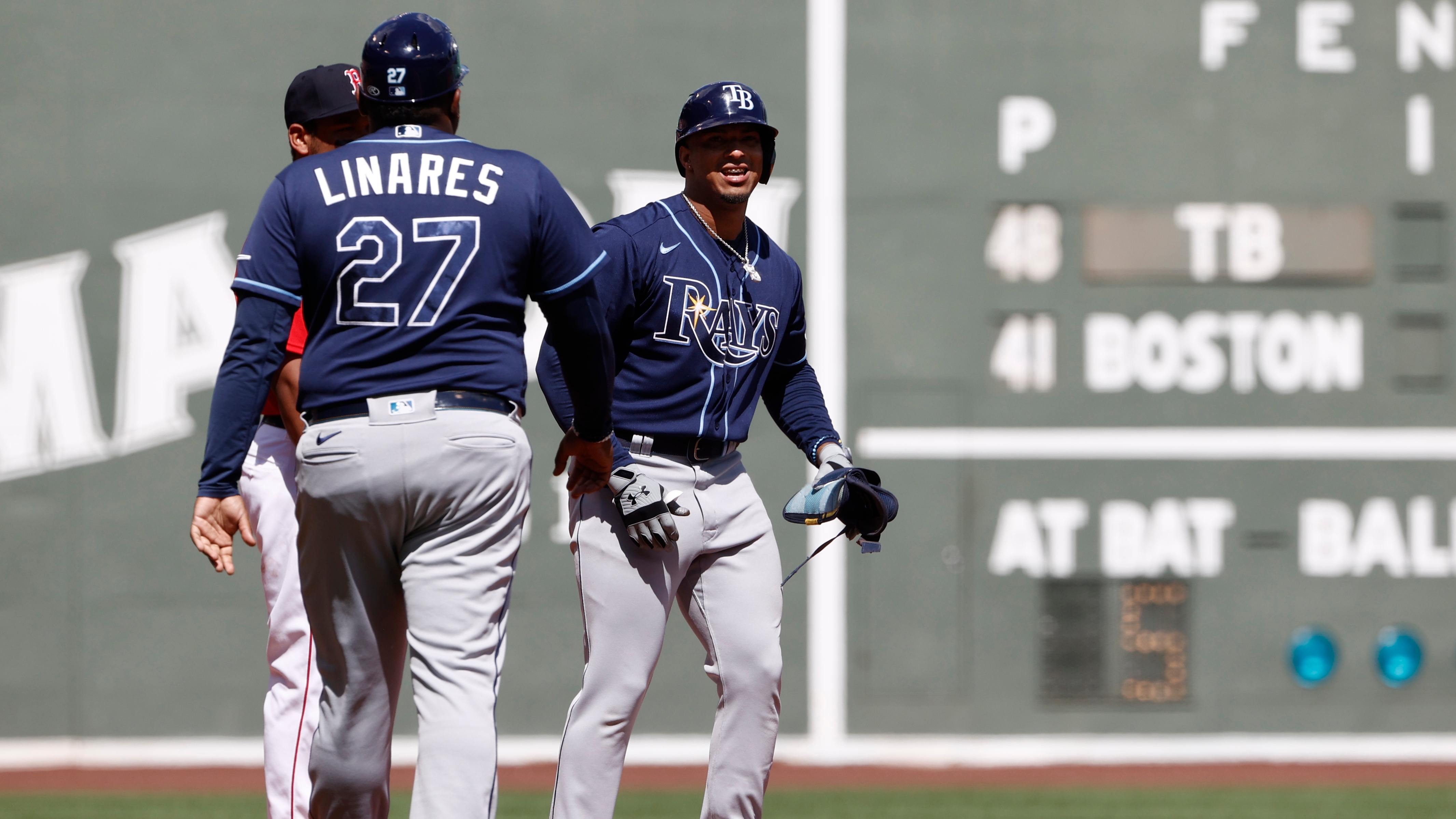 MLB on X: In his first at-bat of the spring, Wander Franco goes