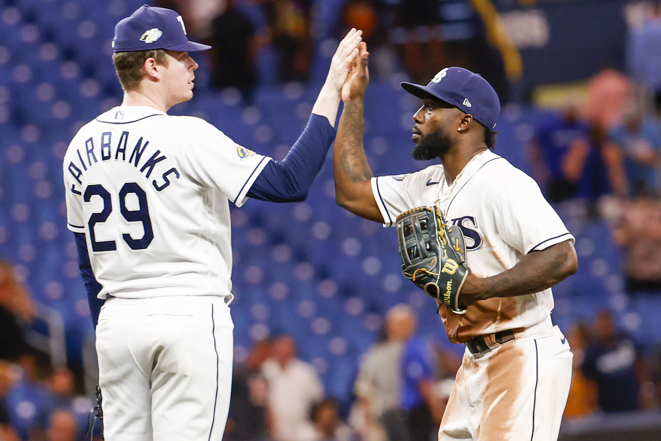 Randy Arozarena delivers for fans as Rays hold off Blue Jays
