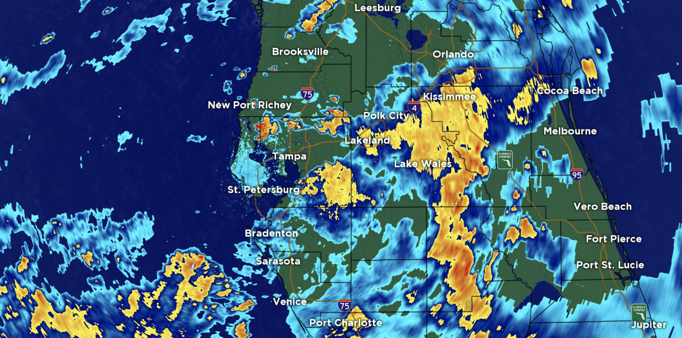 More Rain Sweeps Through Tampa Bay