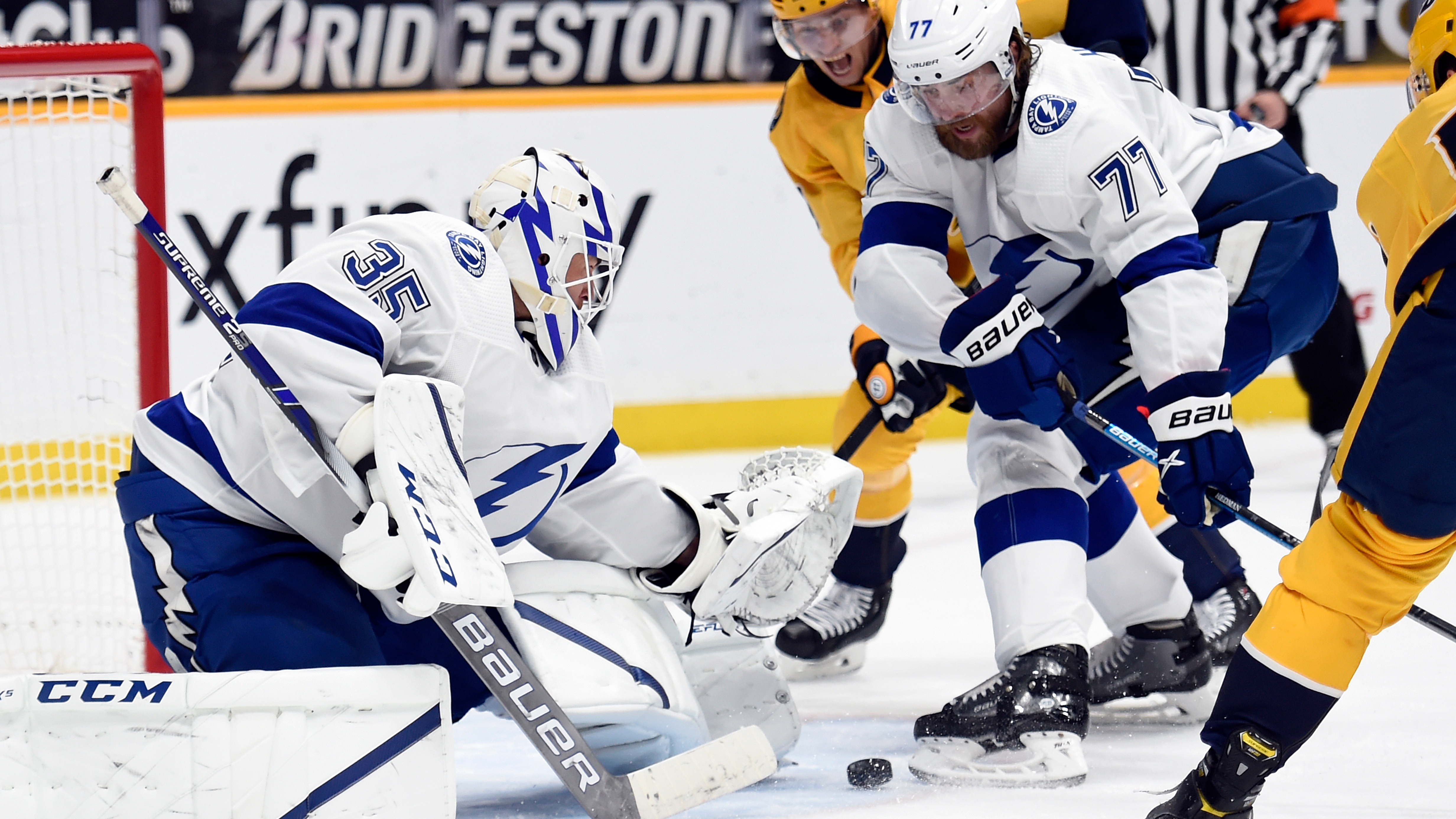 Lightning take calculated risk with backup goaltender Jonas Johansson