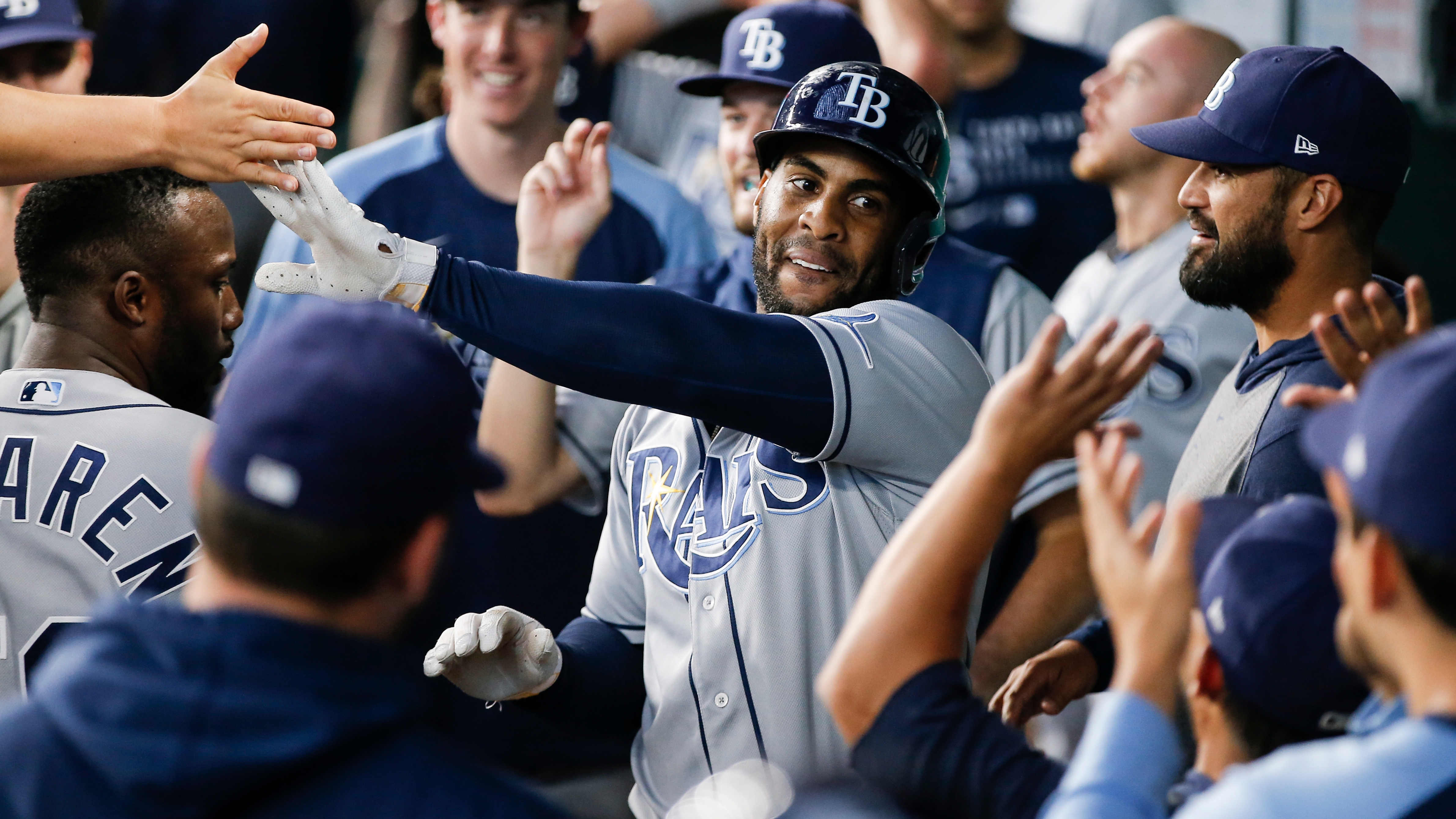 Rays' Yandy Diaz OK after being hit by Yankees' Jonathan Loaisiga