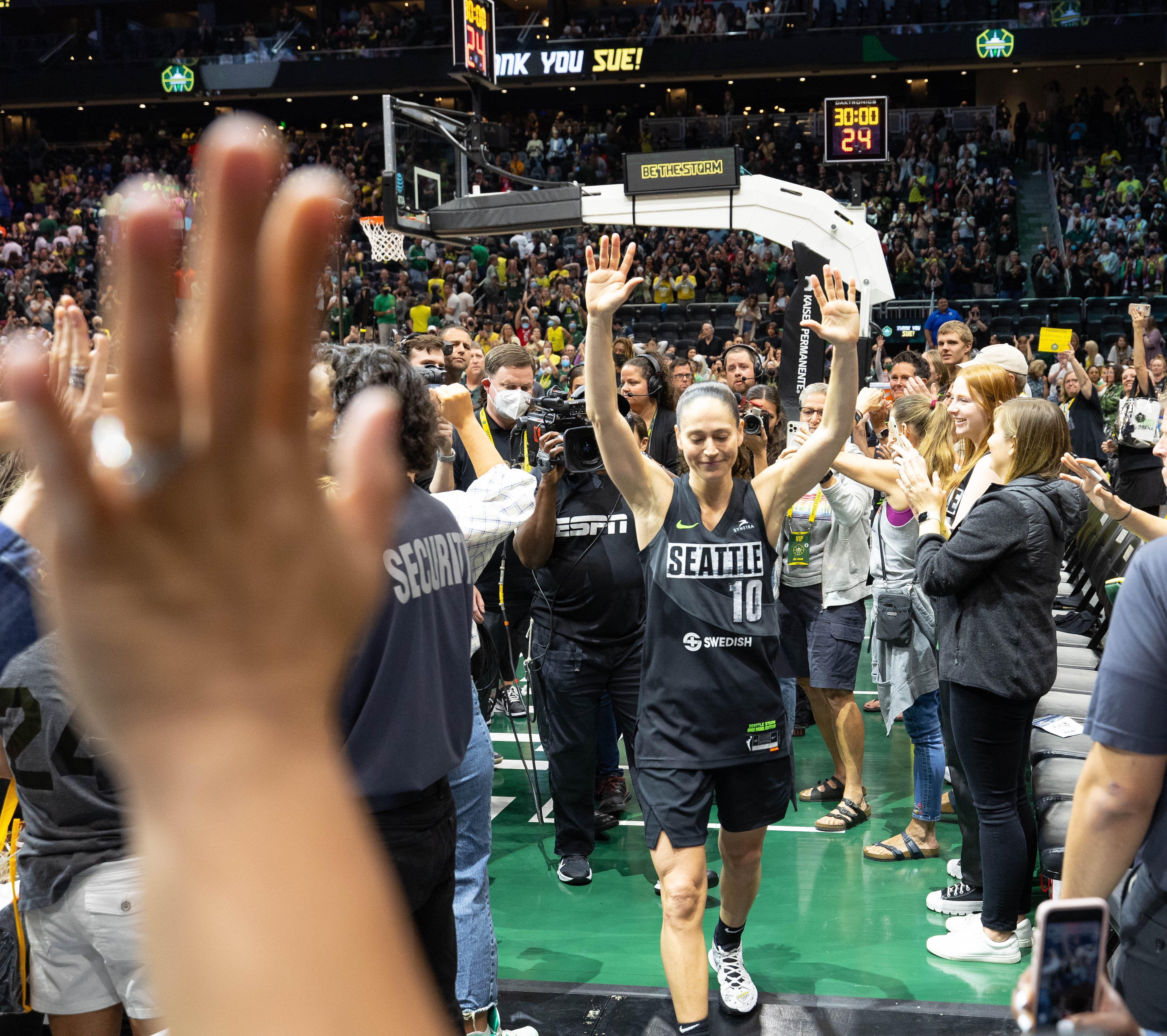 Nike Breanna Stewart Black Seattle Storm Rebel Edition Jersey