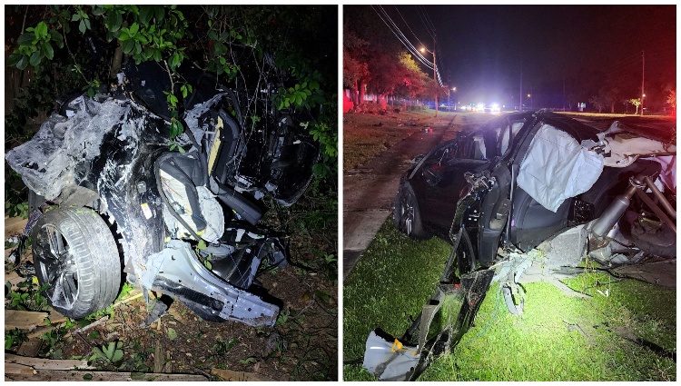Starkey Road crash leaves 1 dead, 1 seriously injured and car