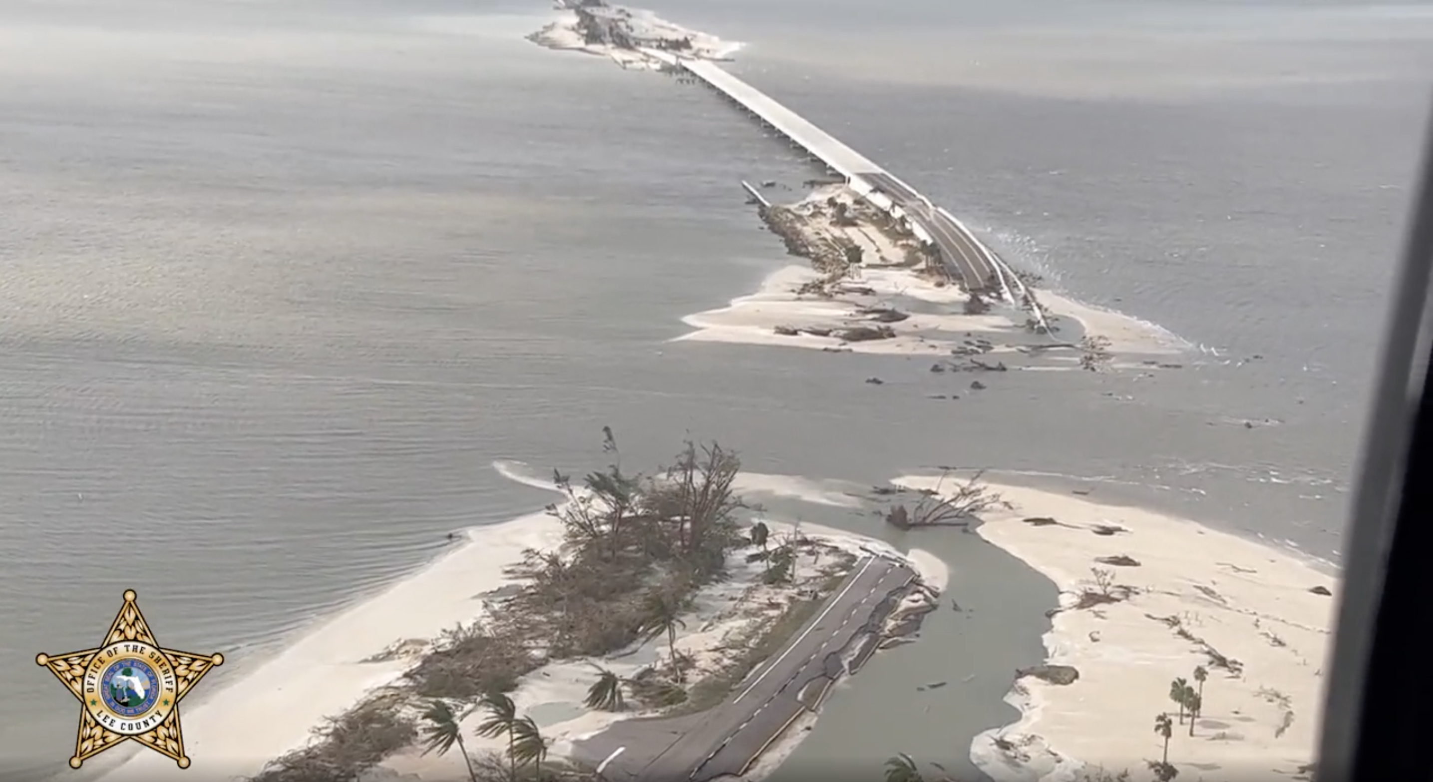 WATCH: Lee County sheriff's video from air shows devastated areas from Hurricane  Ian