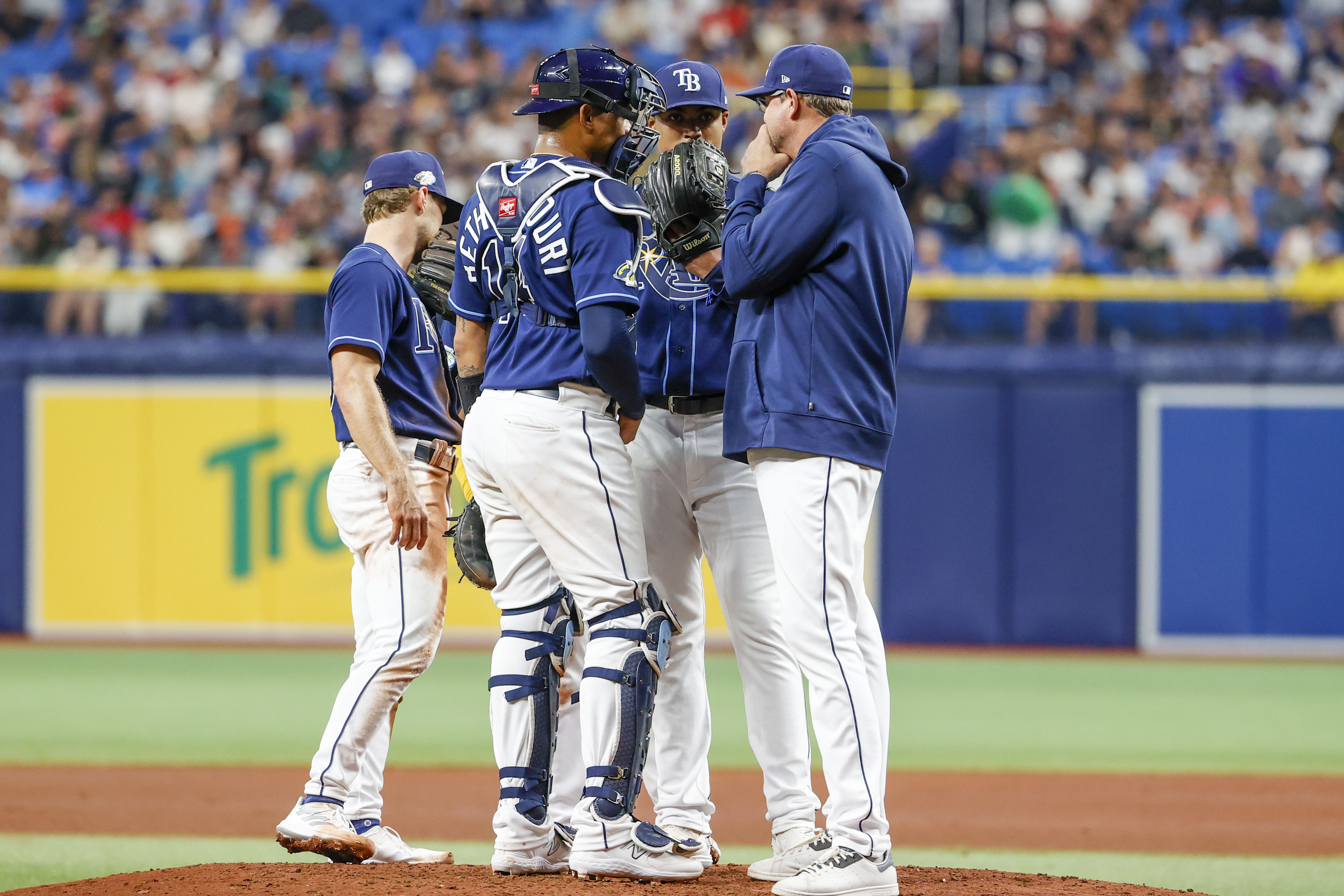 Taj Bradley rejoins Rays' rotation, with plans to stick around